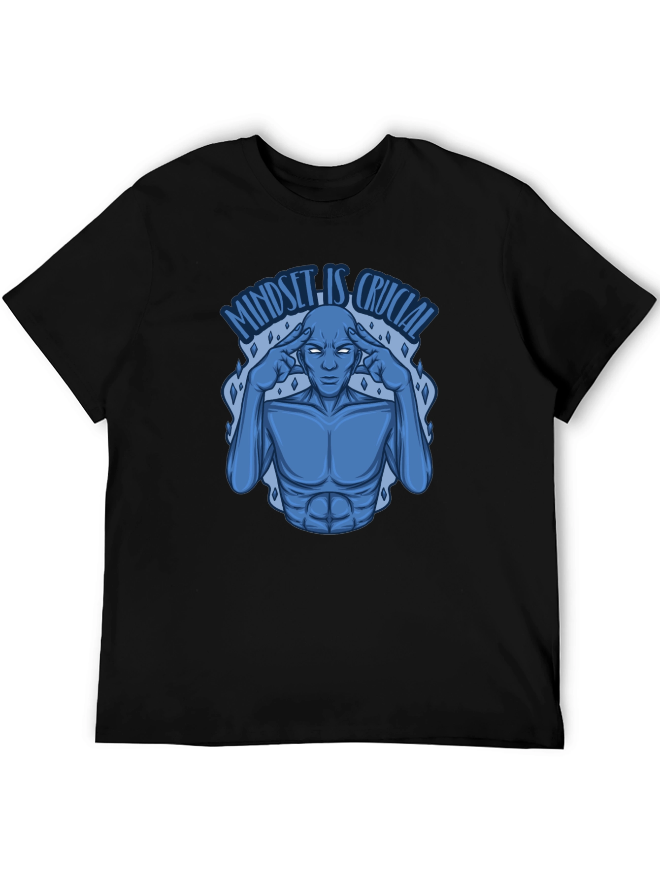 Black Mindset Is Crucial Graphic T-Shirt view 5