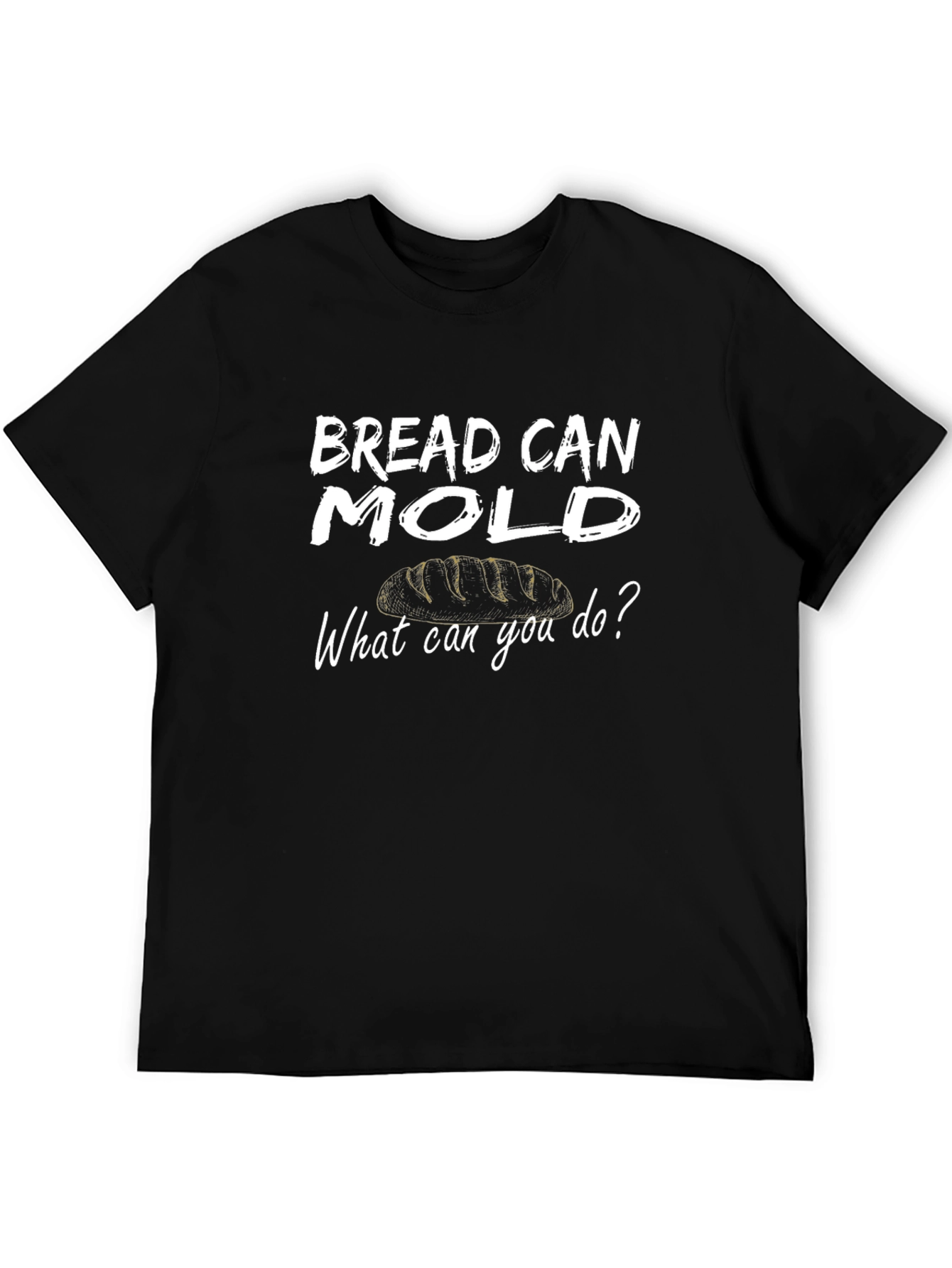 Black Bread Can Mold Graphic T-Shirt view 5