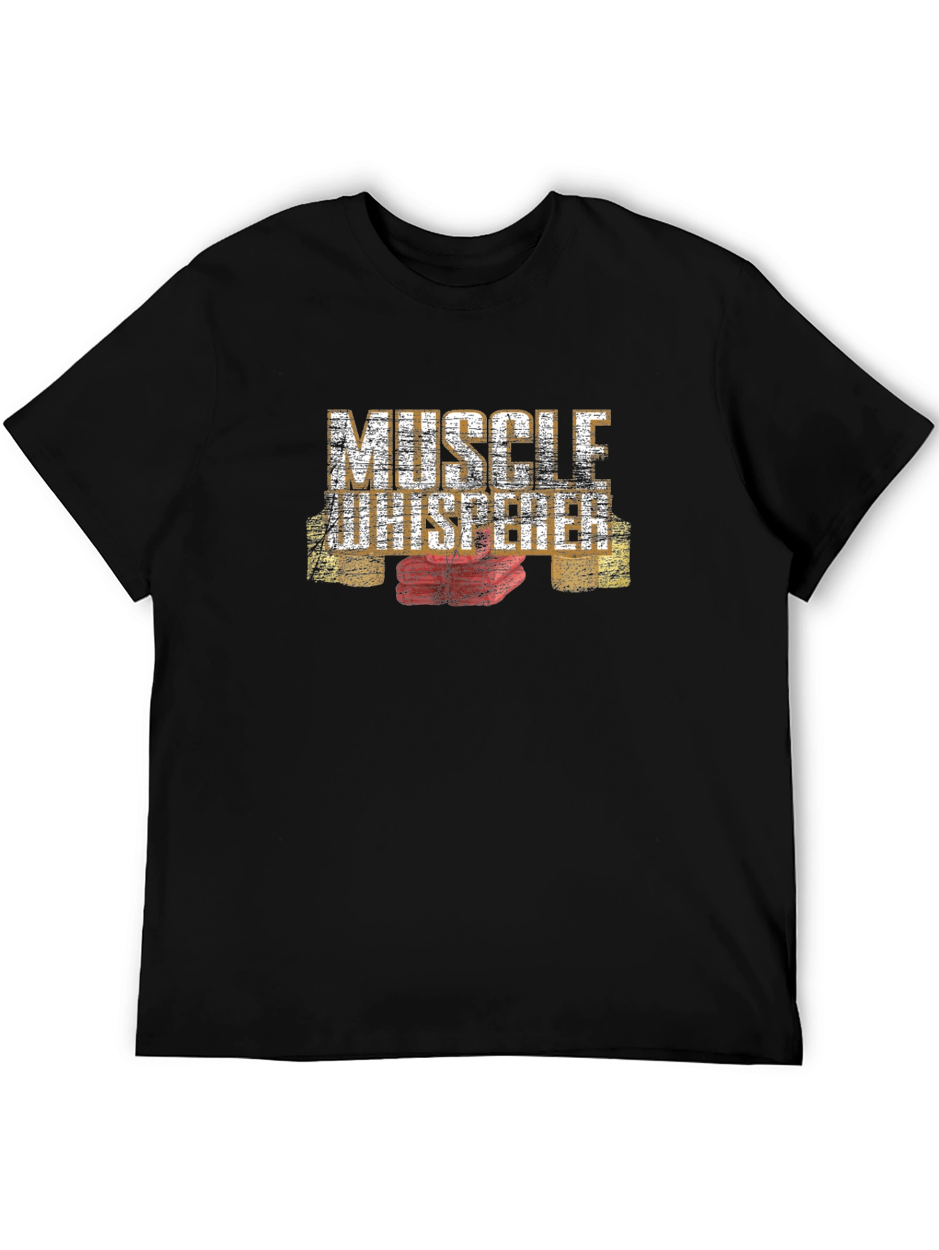 Muscle Whisperer Graphic T-Shirt - Black - 5