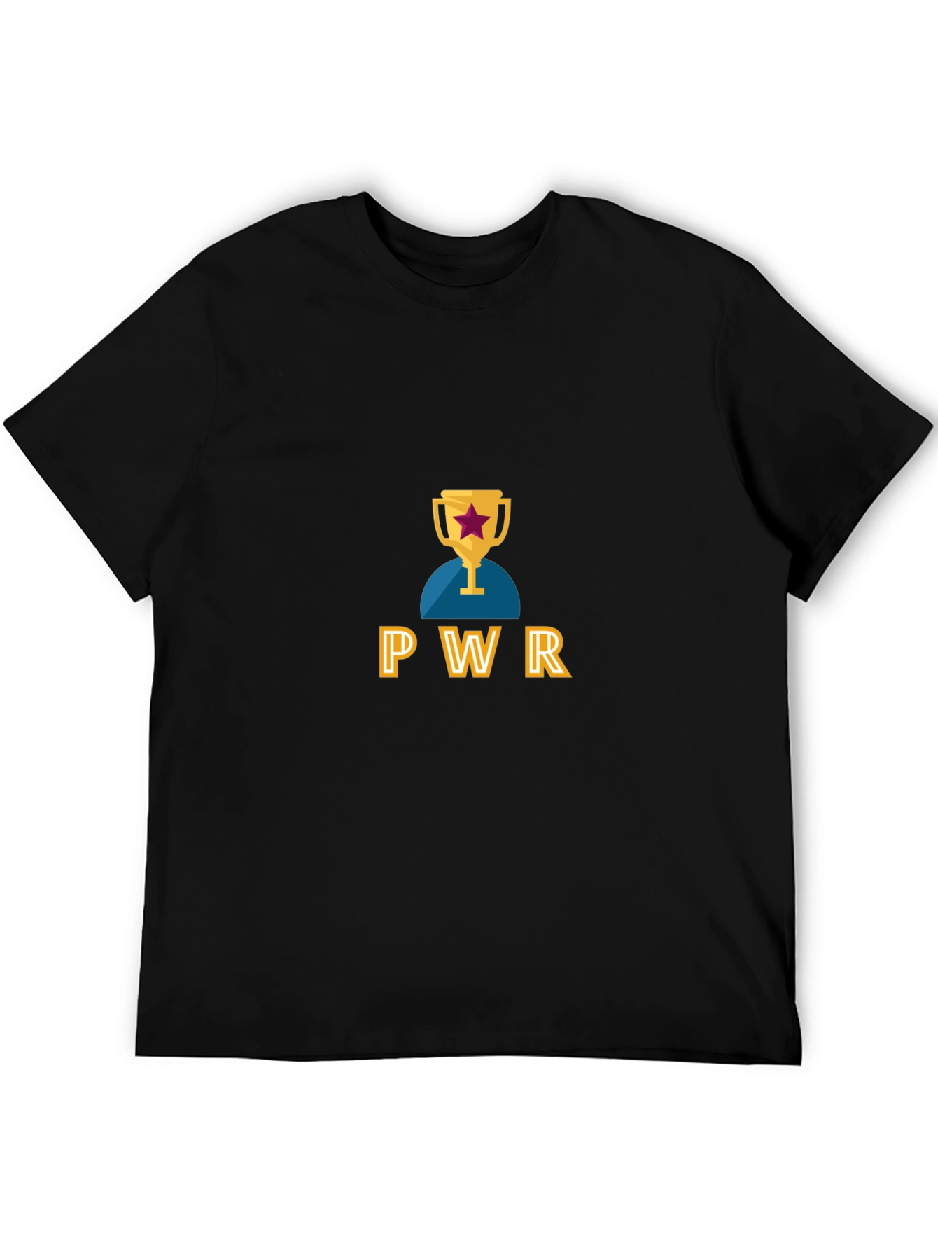 Black PWR Trophy Graphic T-Shirt - Black view 5
