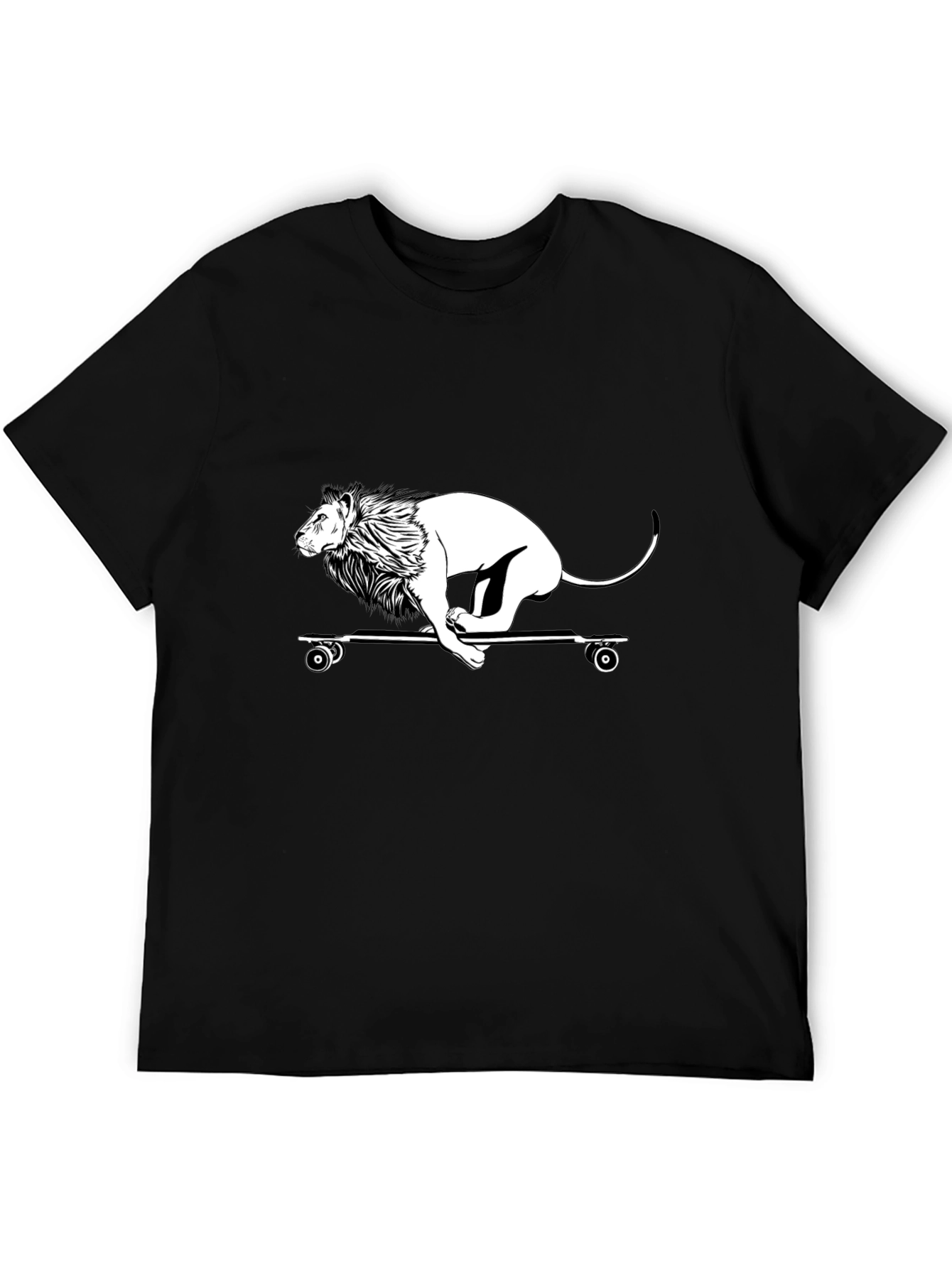 Black Lion Skateboard Graphic Tee view 5