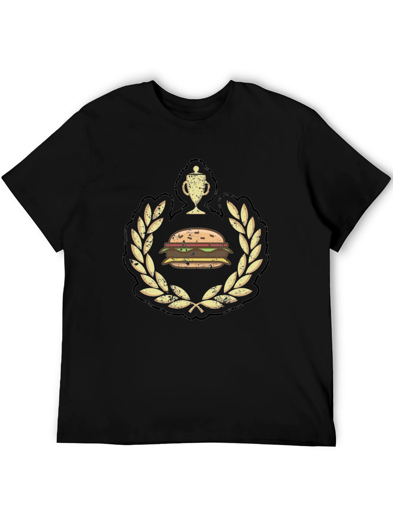 Black Burger Champion Black Graphic Tee view 5