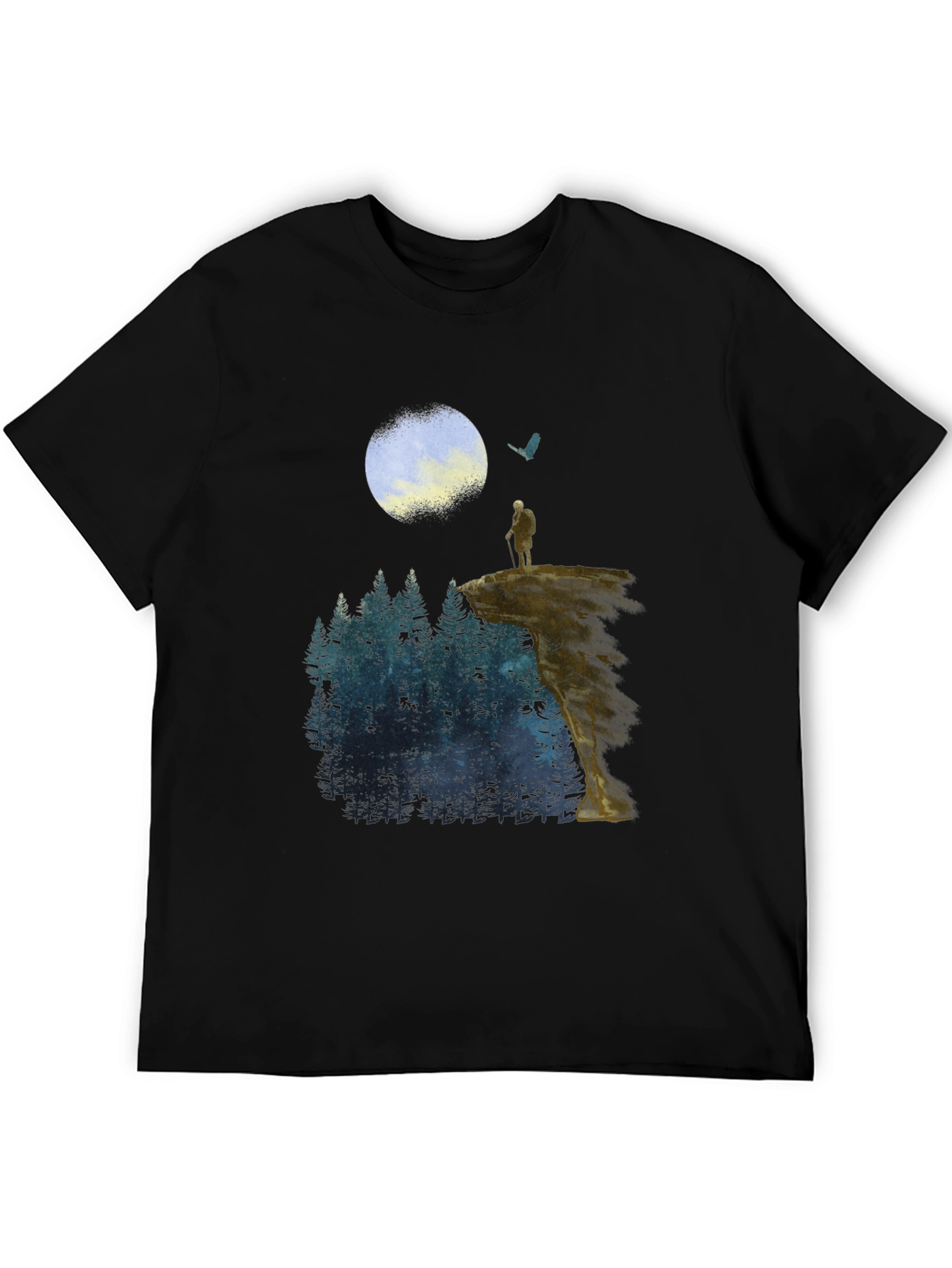 Black Wanderer Graphic T-Shirt view 5