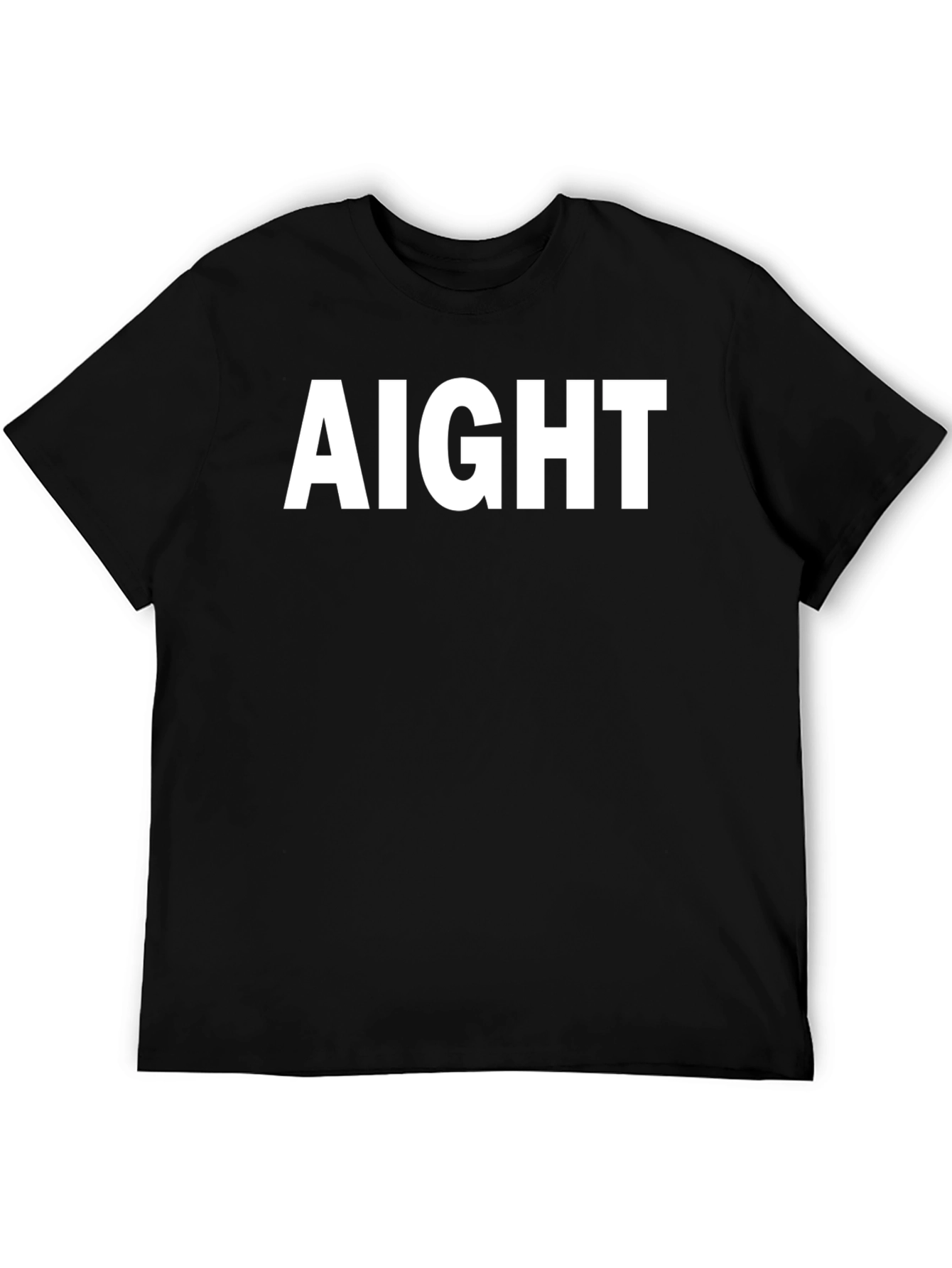 Black AIGHT Black Graphic Tee - Casual Style view 5