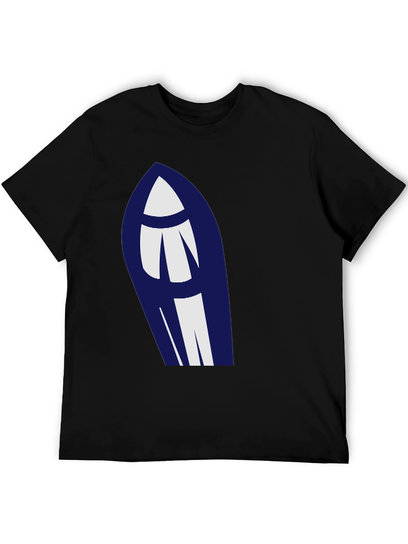 Black Modern Graphic Tee - Abstract Design view 5