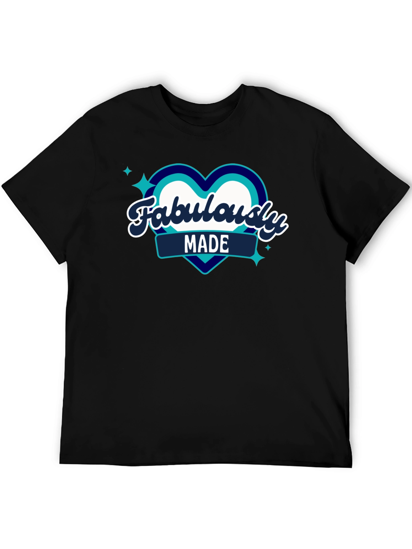 Black Fabulously Made Graphic T-Shirt view 5