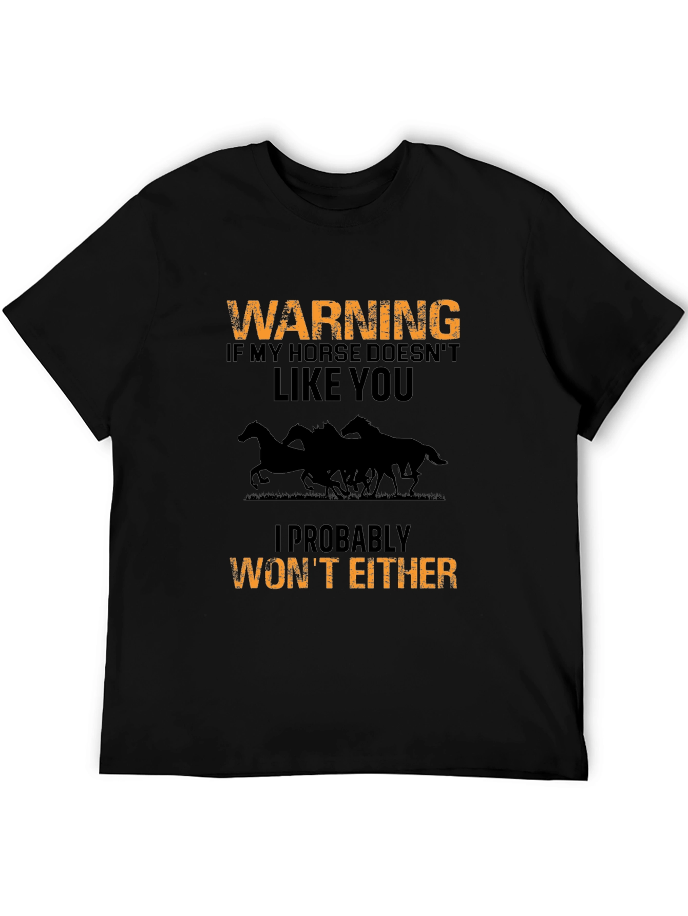 Warning Horse T-Shirt - Funny Horse Lover Gift - 5