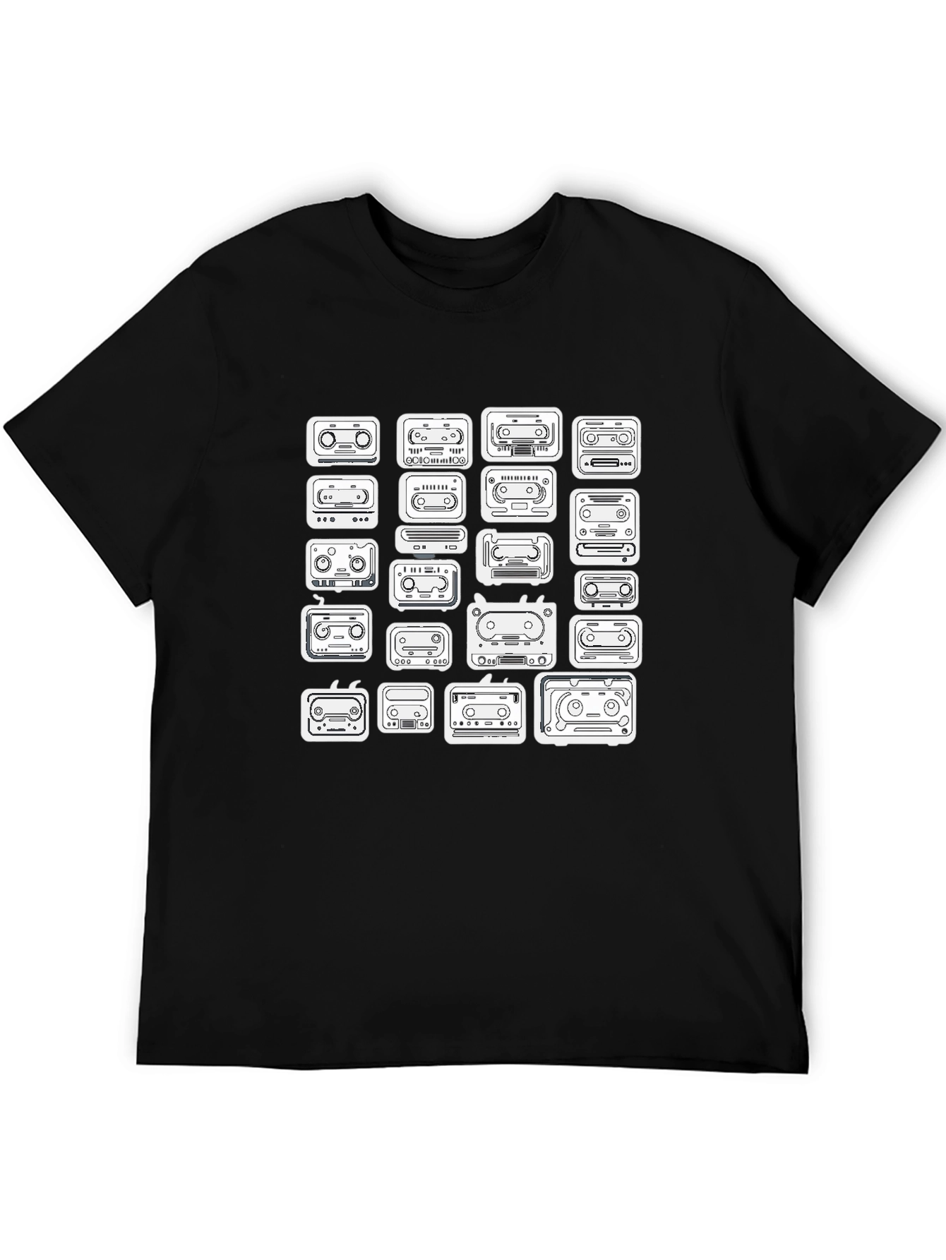 Retro Cassette Tape Graphic Tee - 5