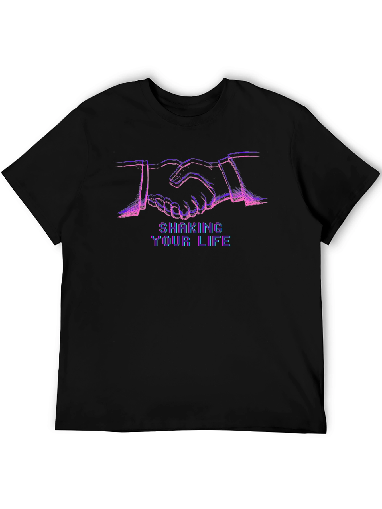 Black Shaking Your Life Graphic Tee - Modern Comfort view 5