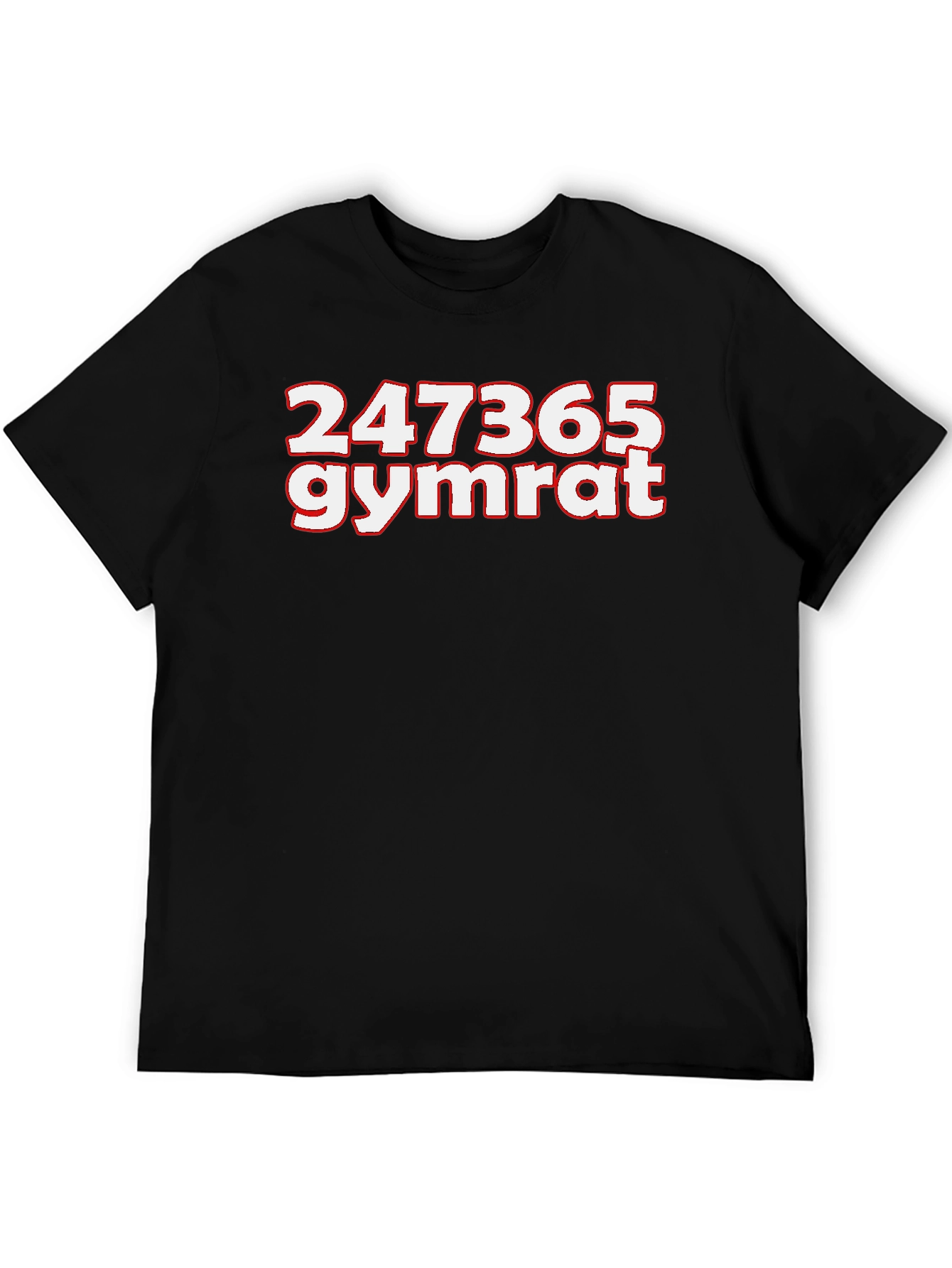 Black Gym Rat T-Shirt - Everyday Grind view 5