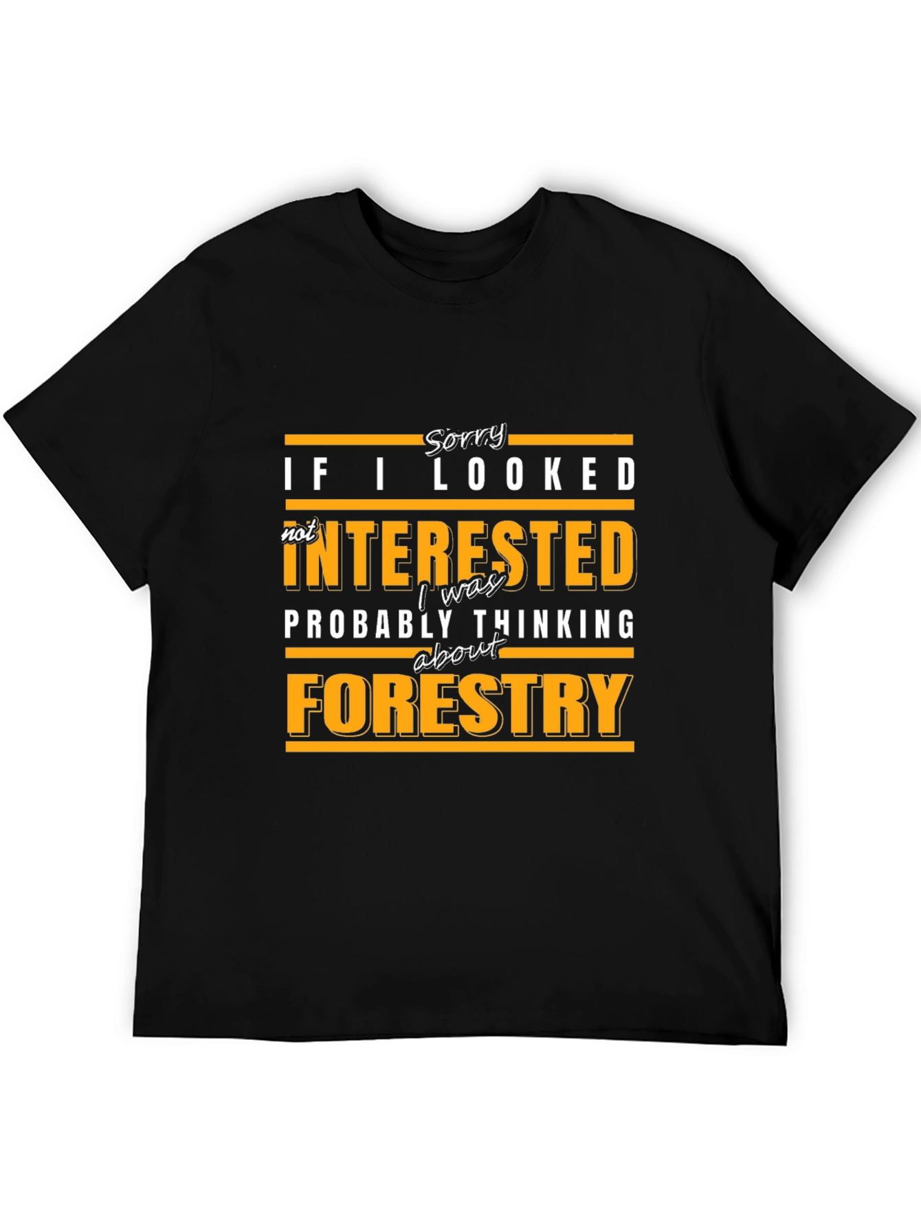 Black Forestry Thinking T-Shirt - Funny Slogan Tee view 5