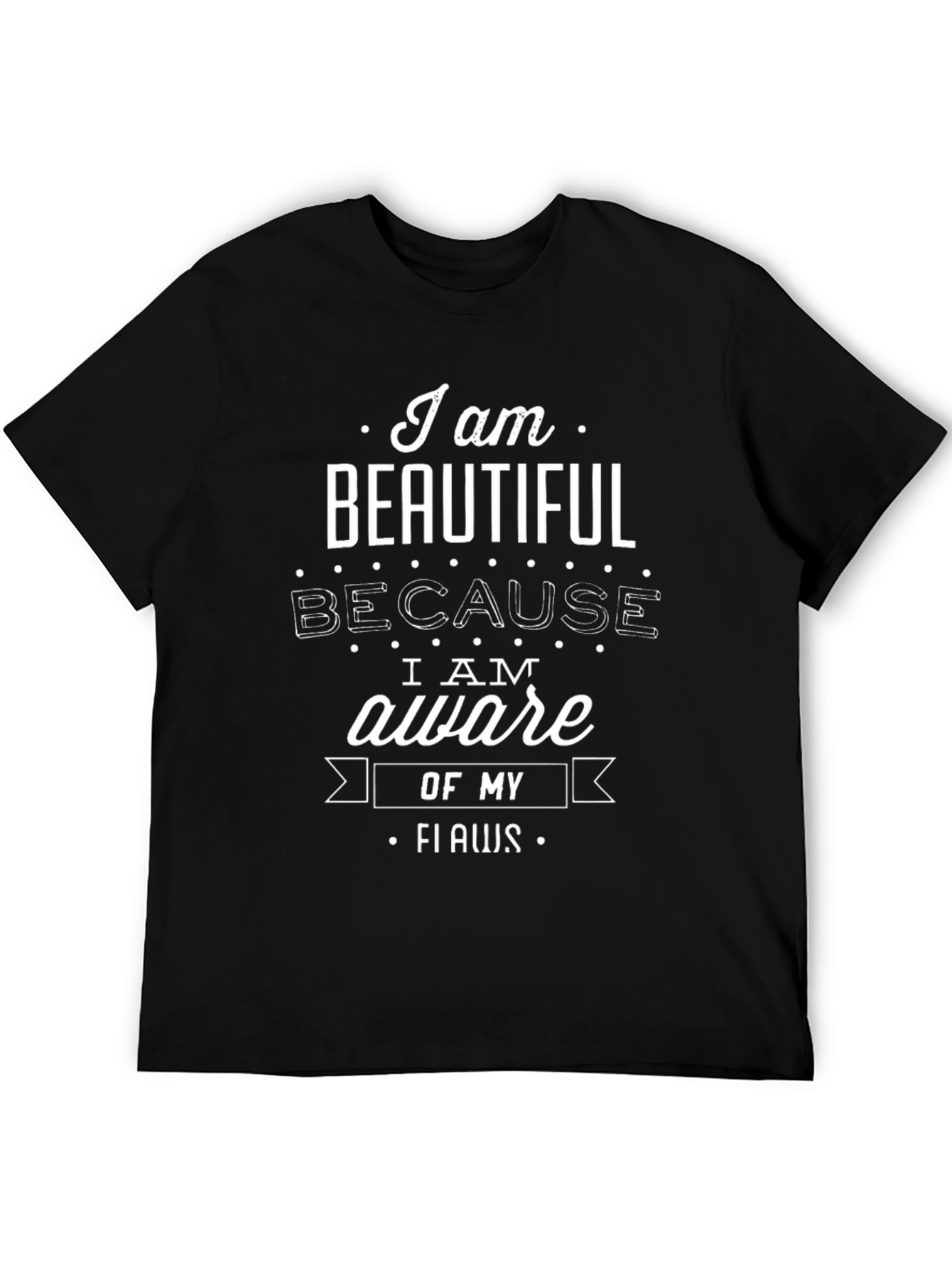Black I Am Beautiful T-Shirt view 5