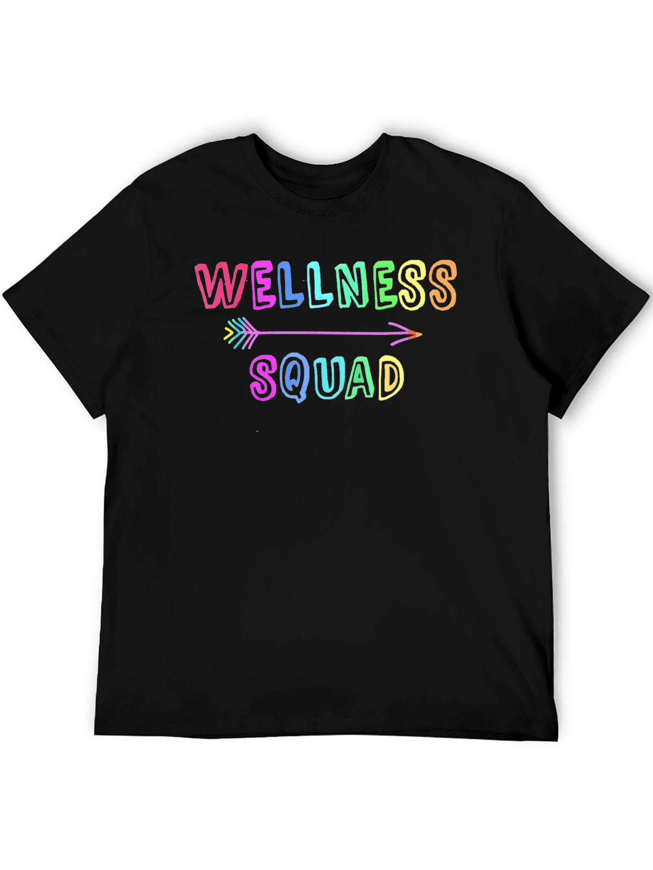 Wellness Squad Black T-Shirt - 5