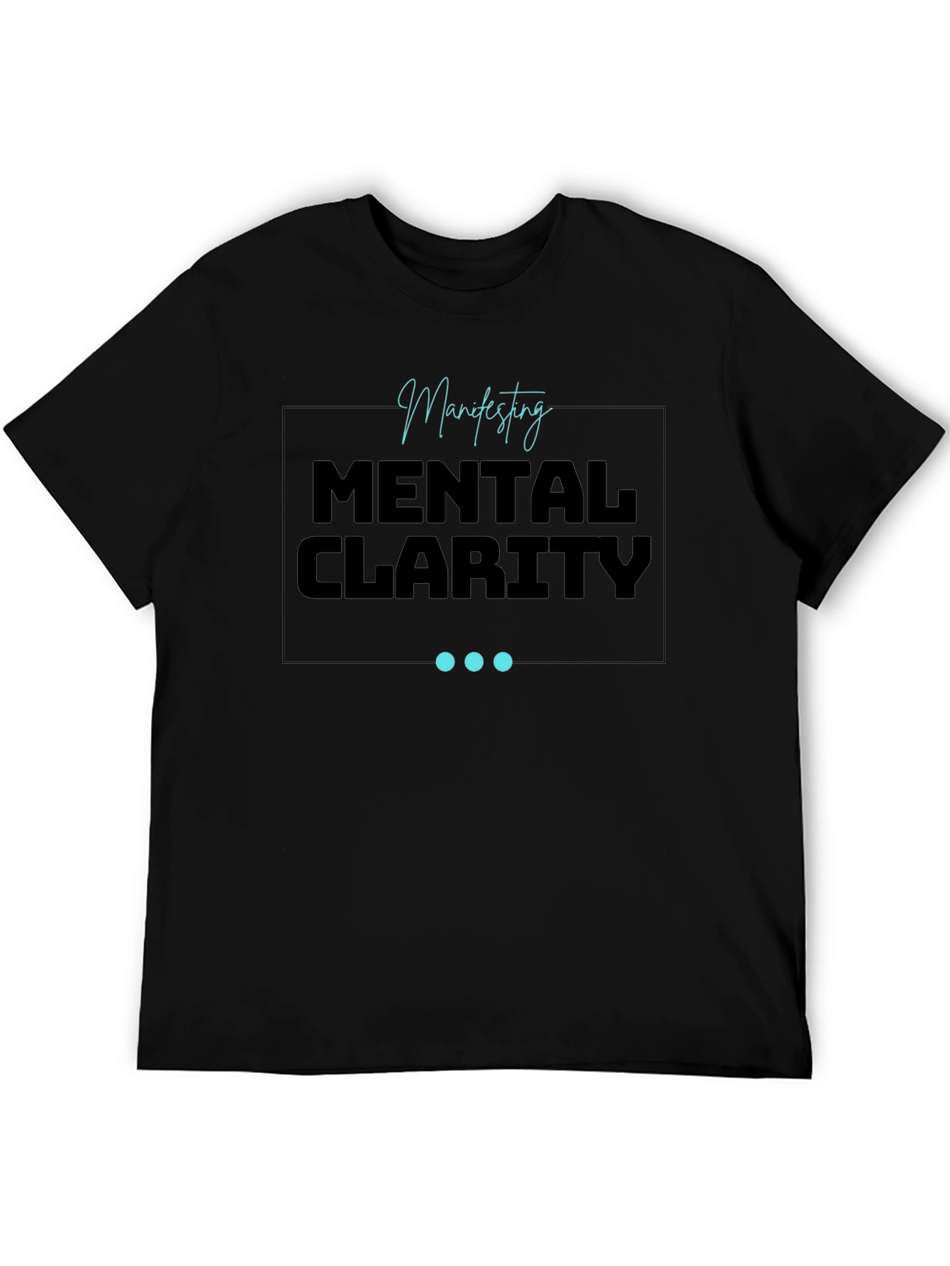 Black Mental Clarity Tee - Manifesting Focus view 5