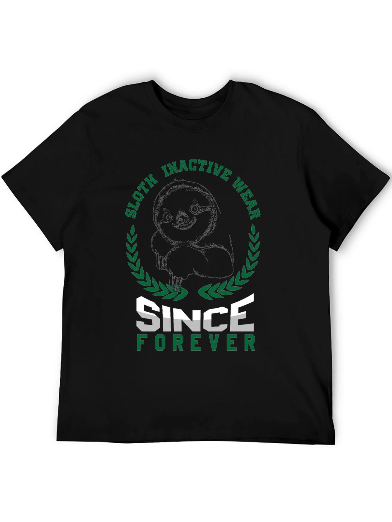 Black Sloth Inactive Wear Since Forever Black T-Shirt view 5