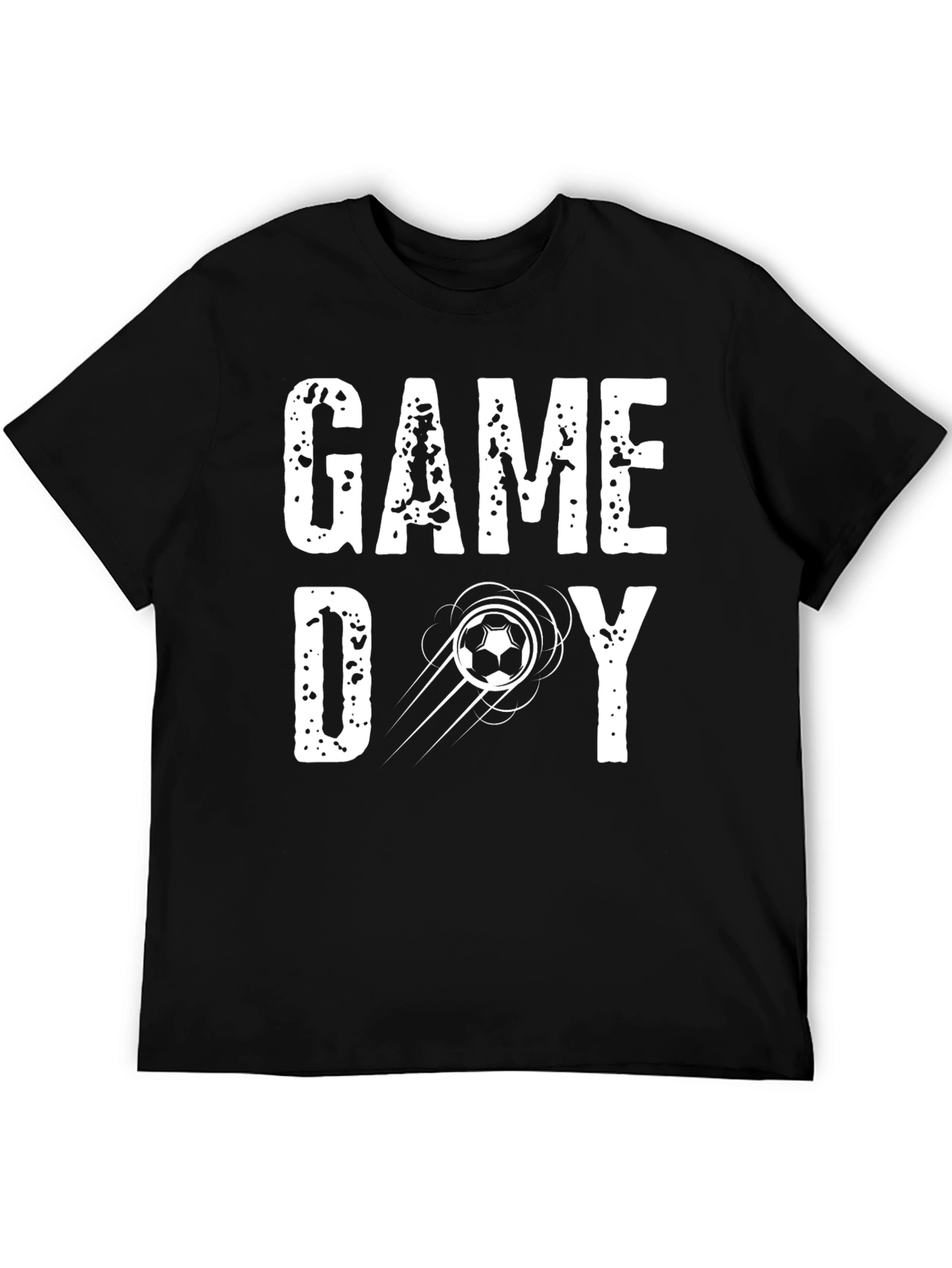 Black Game Day Soccer T-Shirt view 5