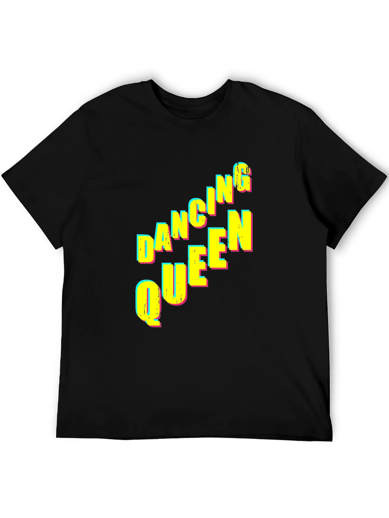 Black Dancing Queen Graphic Tee - Black Unisex T-Shirt view 5