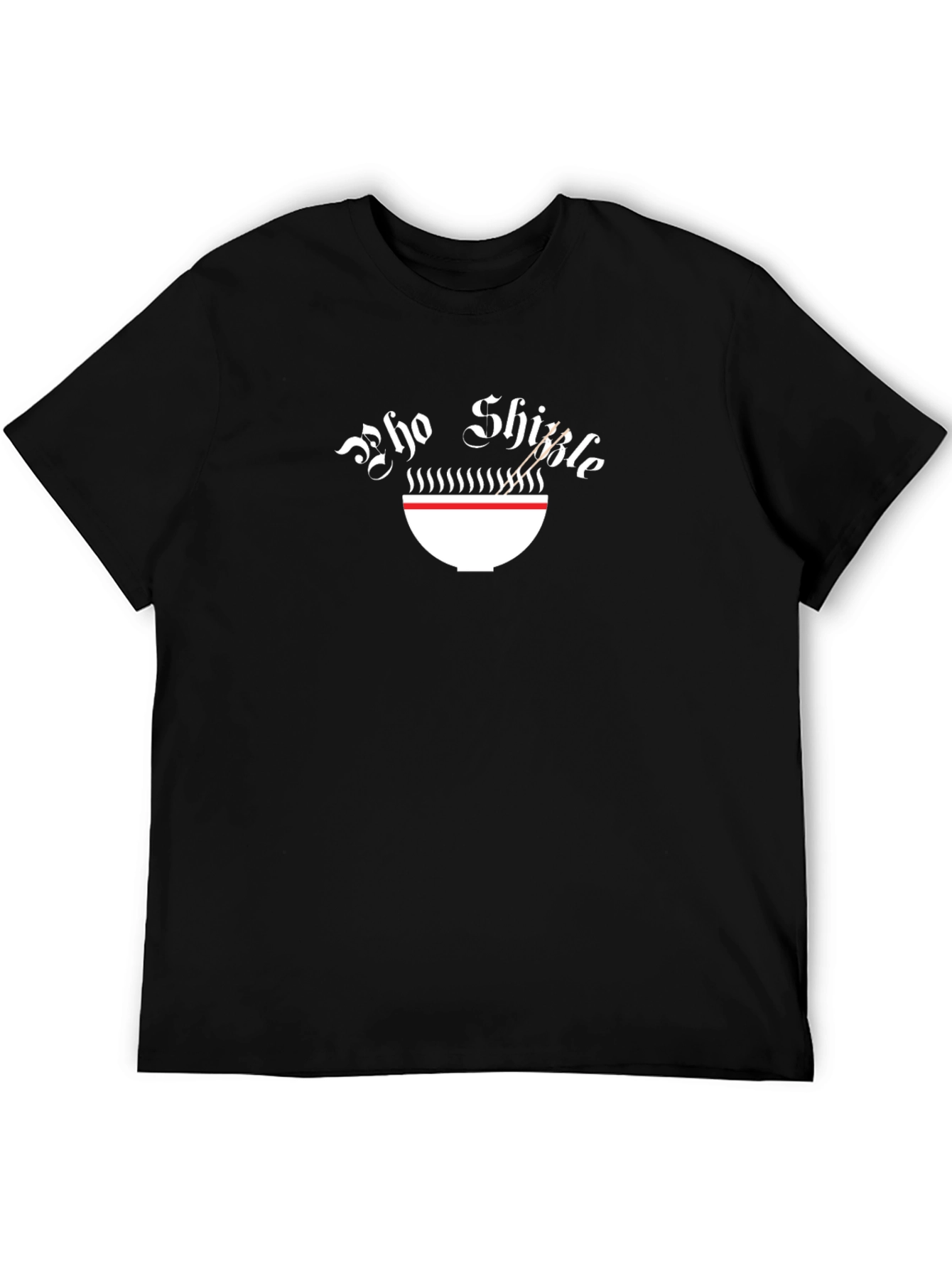 Black Pho Shizzle T-Shirt - Noodle Bowl Graphic Tee view 5