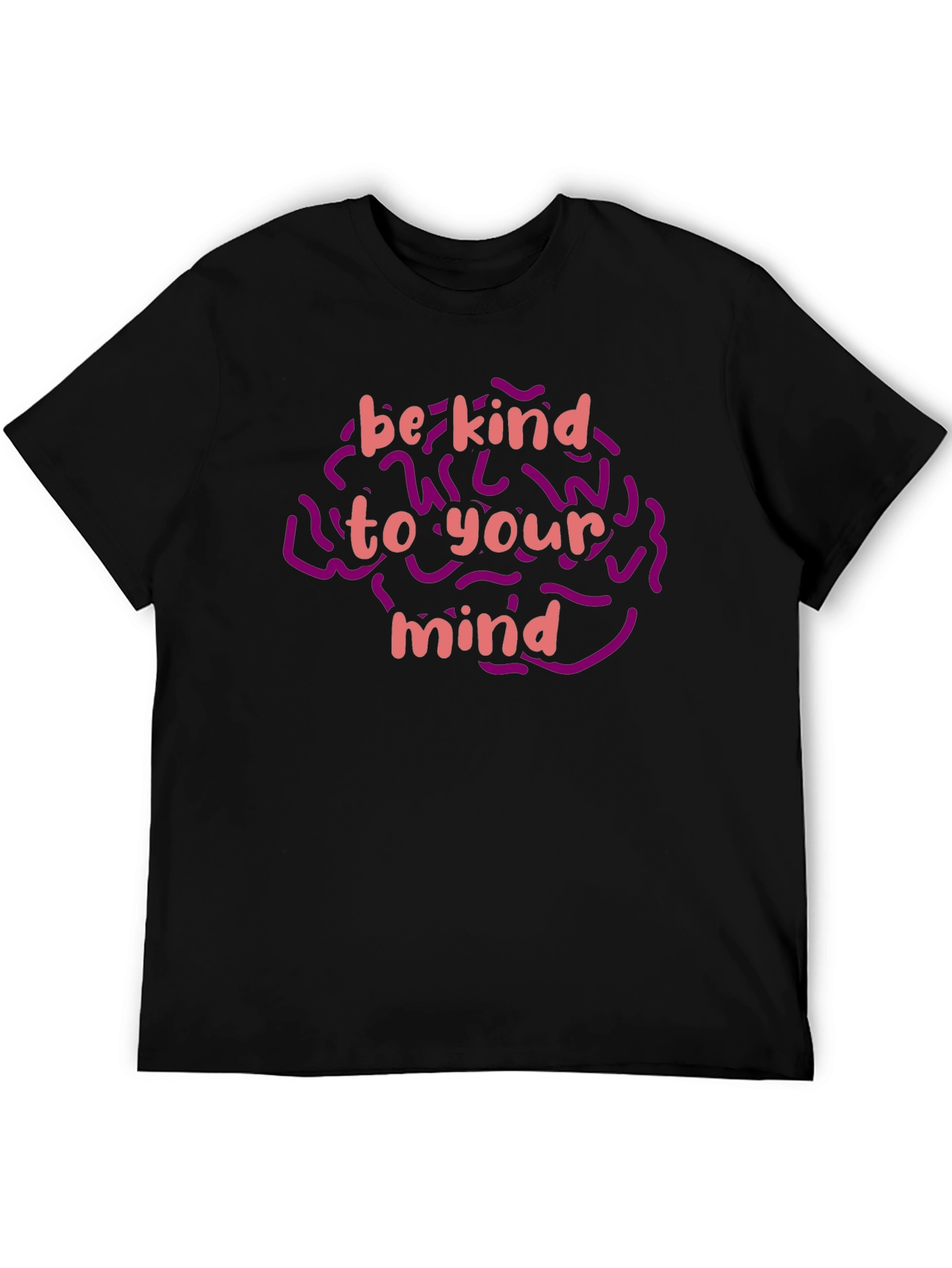 Black Be Kind to Your Mind Graphic Tee - Unisex view 5