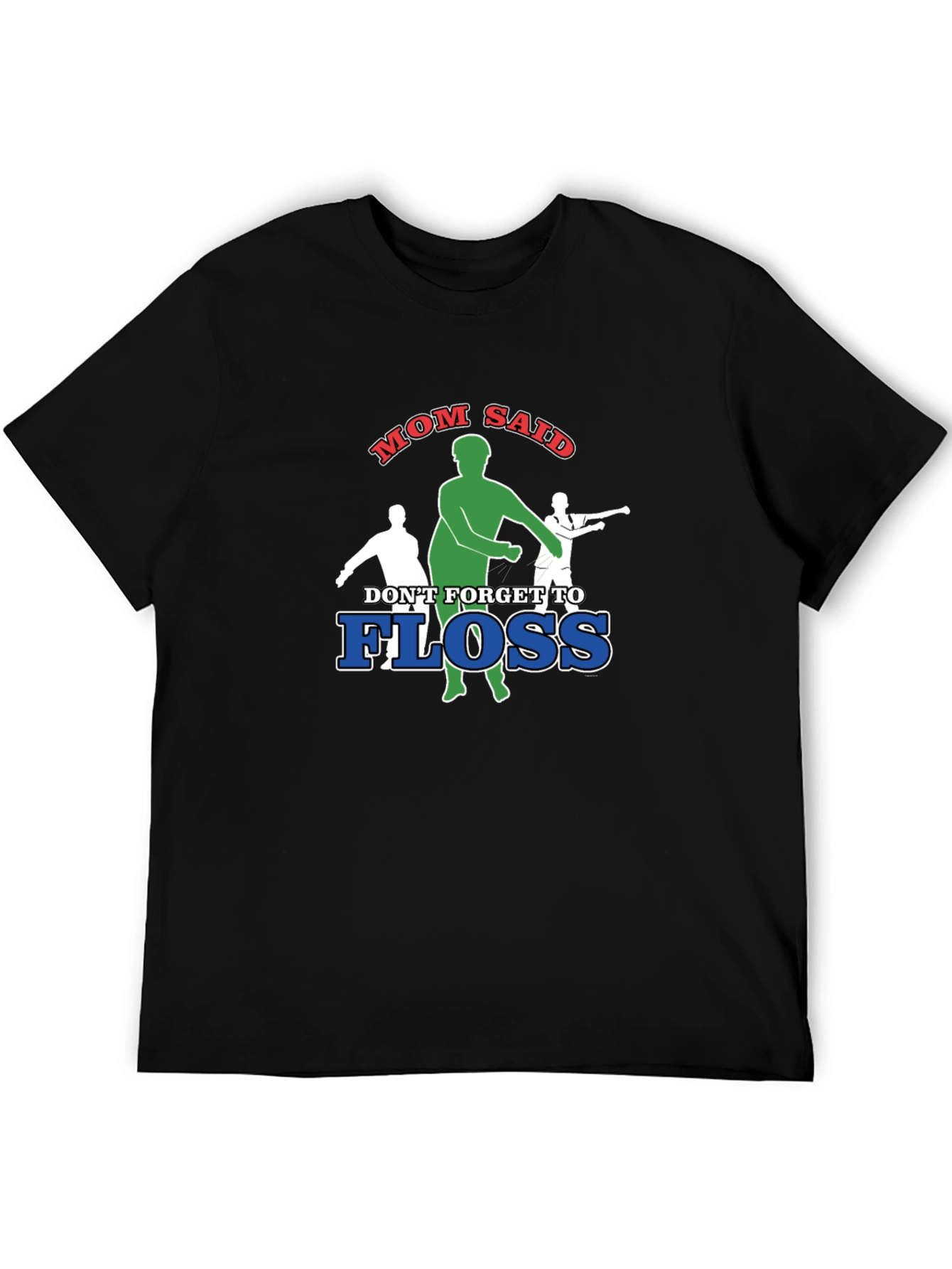 Black Mom Said Floss T-Shirt, Funny Dance Tee view 5