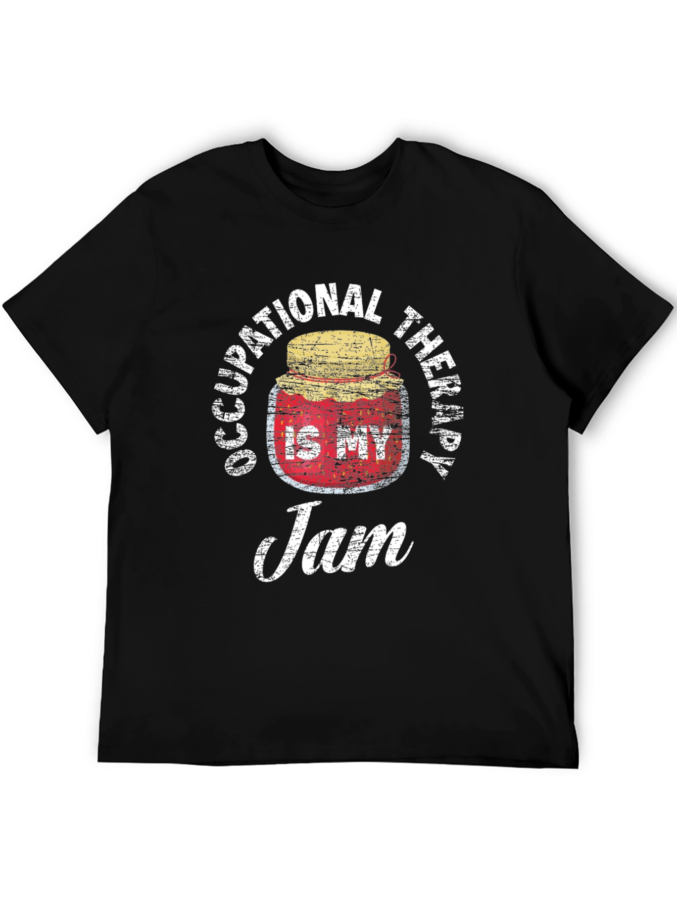 Black Occupational Therapy Jam T-Shirt - Therapist Gift view 5