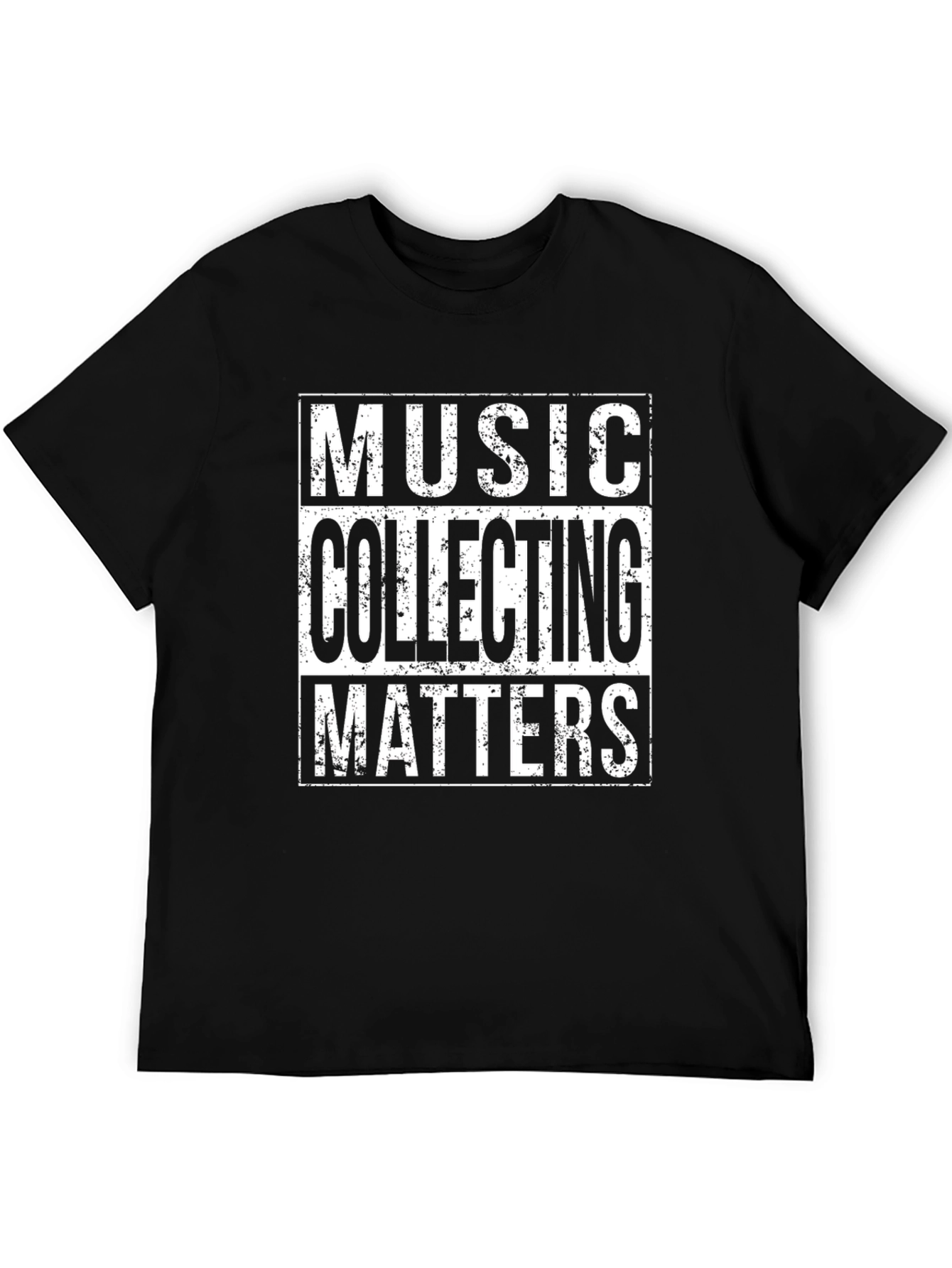 Black Music Collecting Matters Black T-Shirt view 5