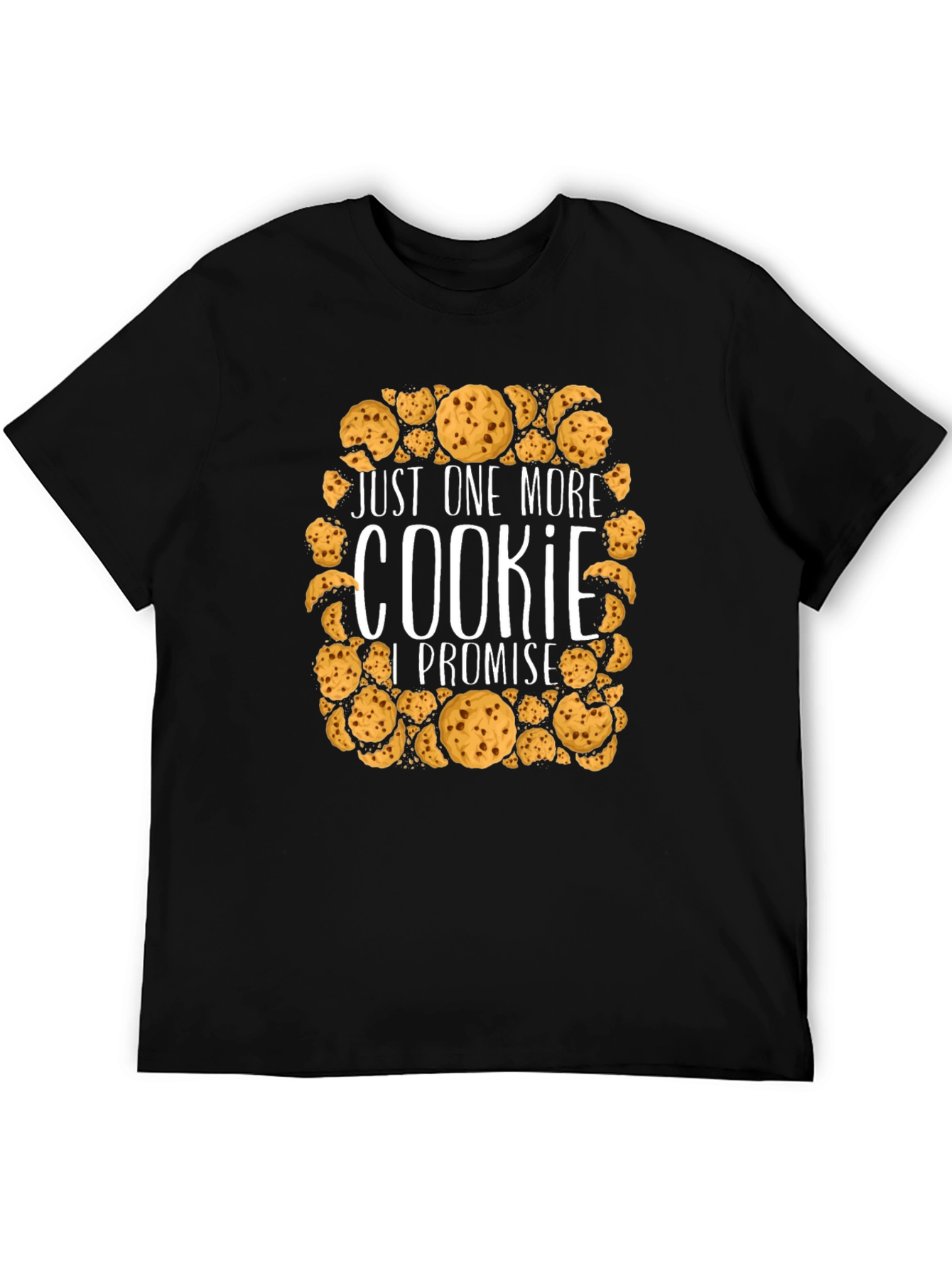 Black Just One More Cookie Promise Tee view 5