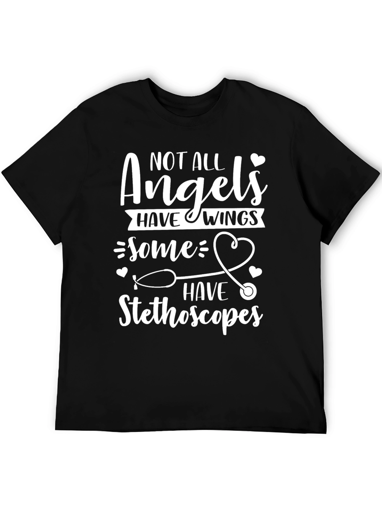 Black Angels Stethoscope Graphic Tee view 5