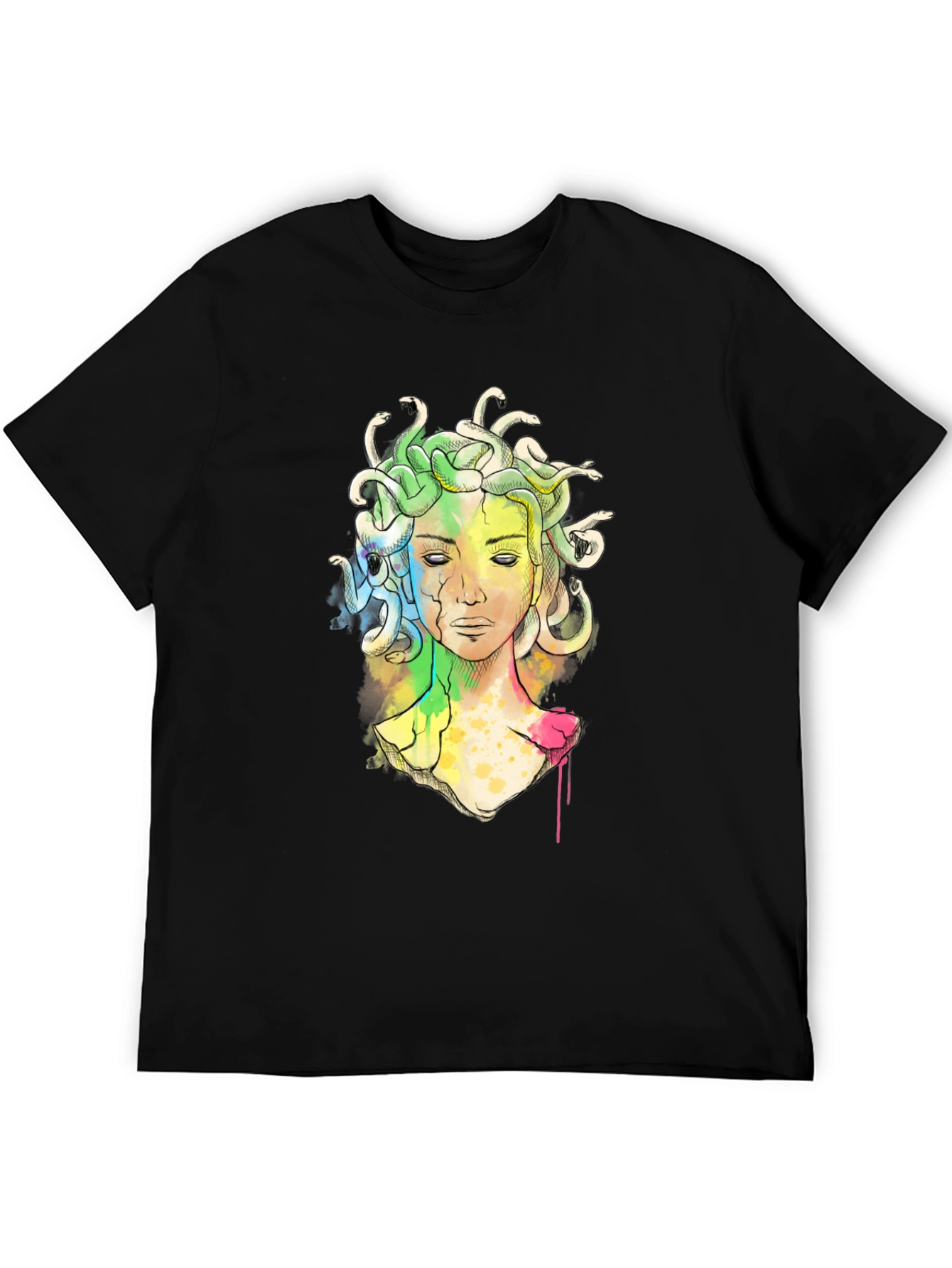 Black Medusa Graphic Tee - Modern Myth T-Shirt view 5