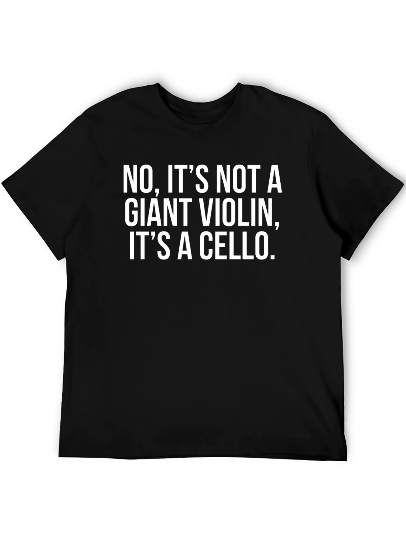 Black Cello T-Shirt: It's Not a Giant Violin! view 5
