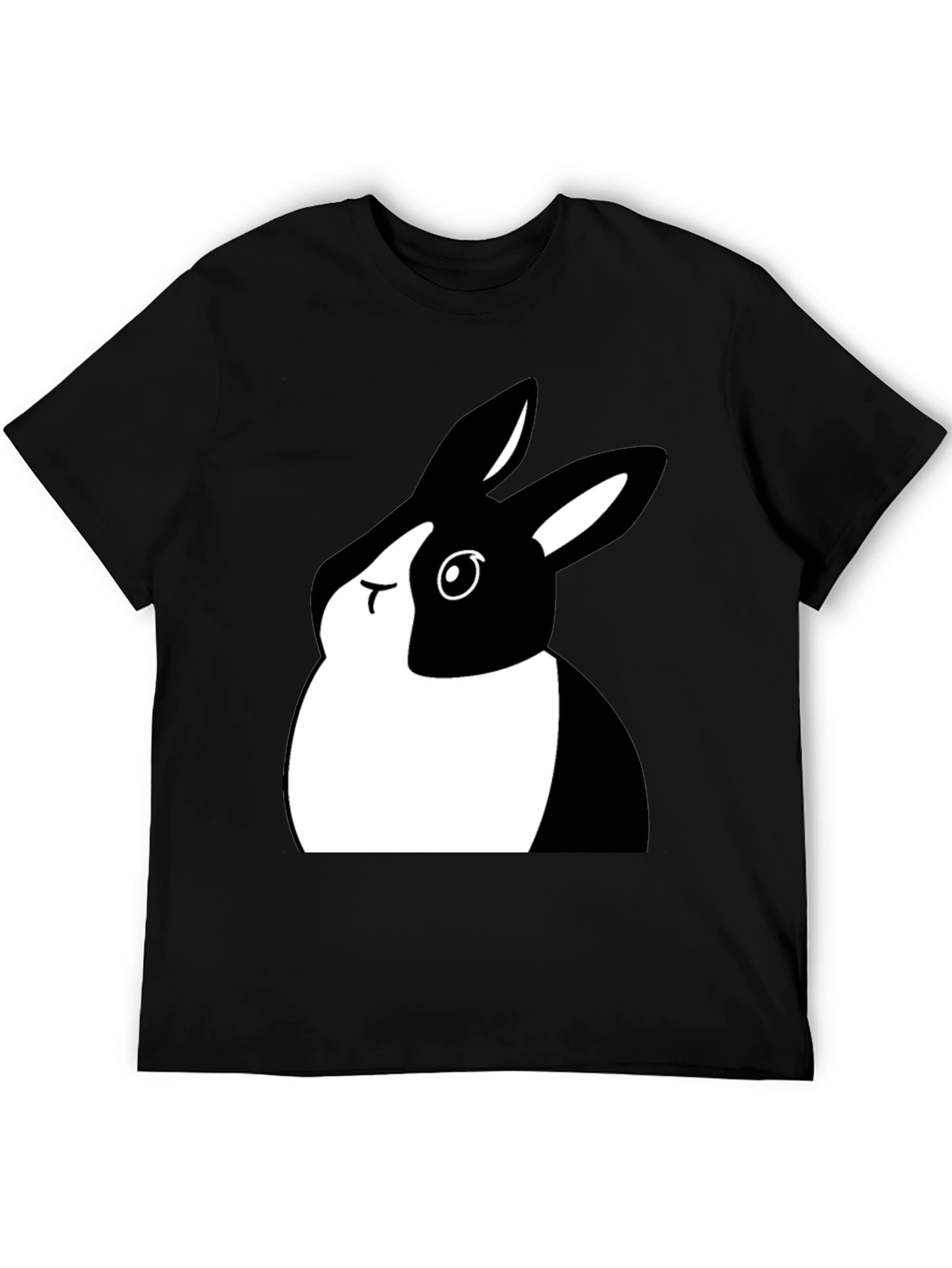 Black Black Bunny Graphic Tee - Unisex view 5