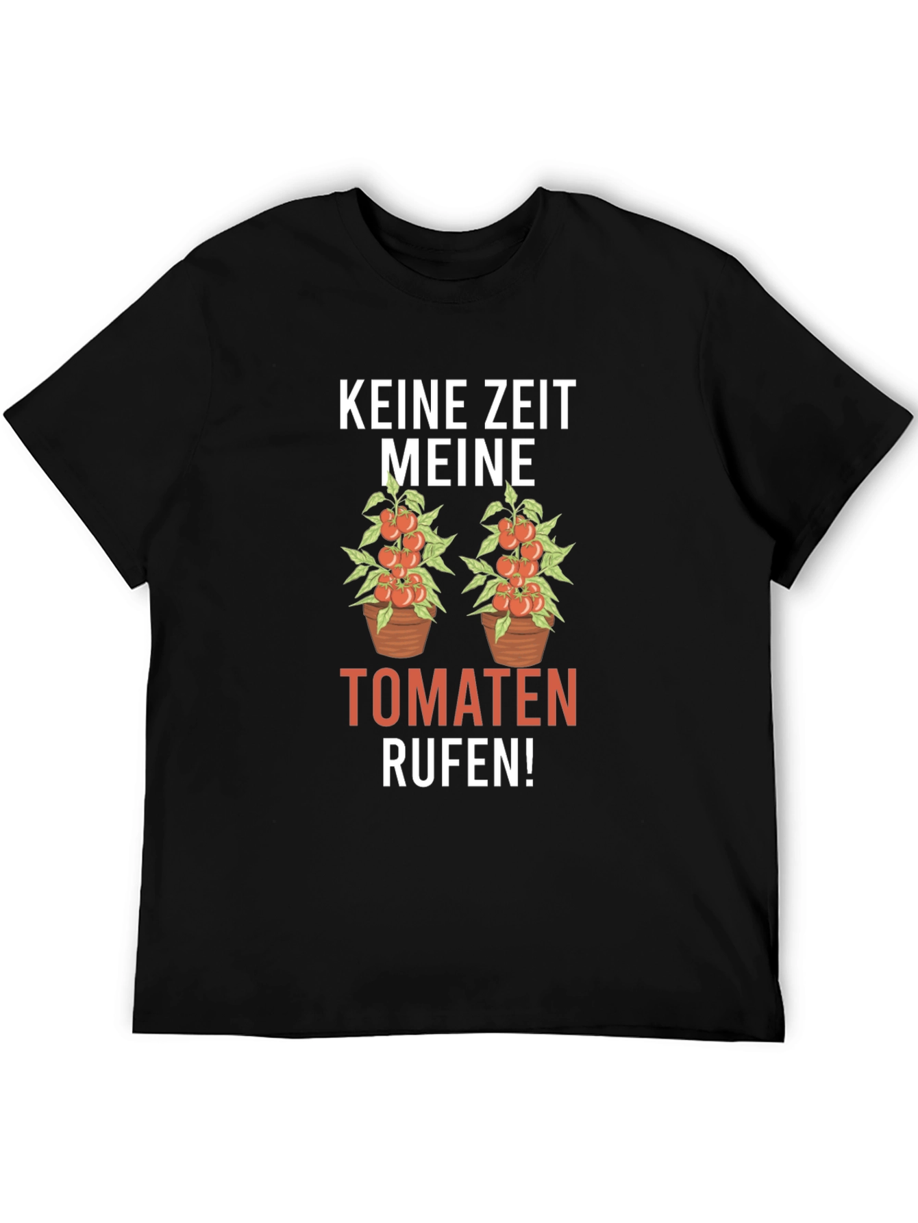 Black Tomato Calling T-Shirt - Gardening Enthusiast Tee view 5