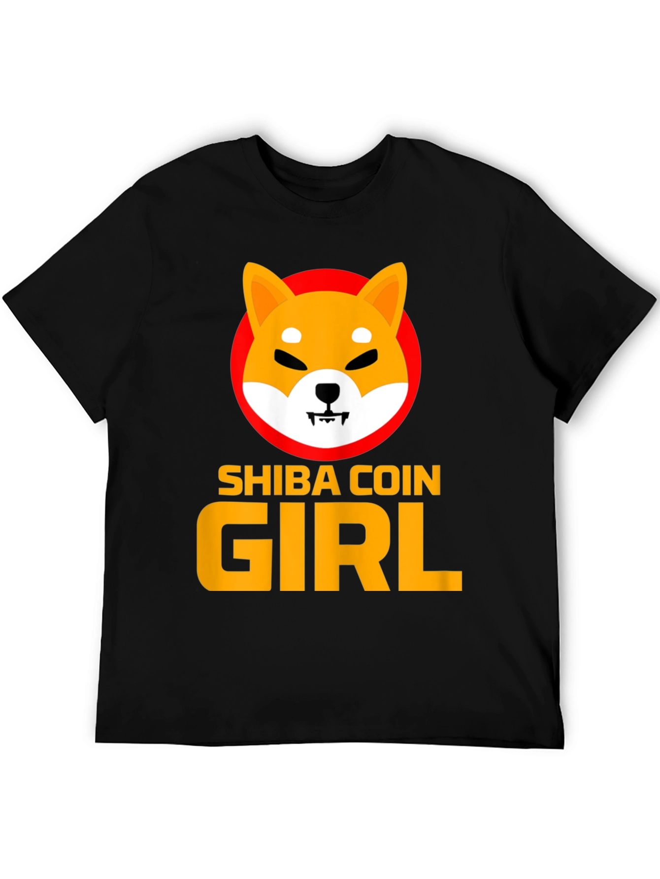 Shiba Coin Girl Graphic Tee - Black - 5