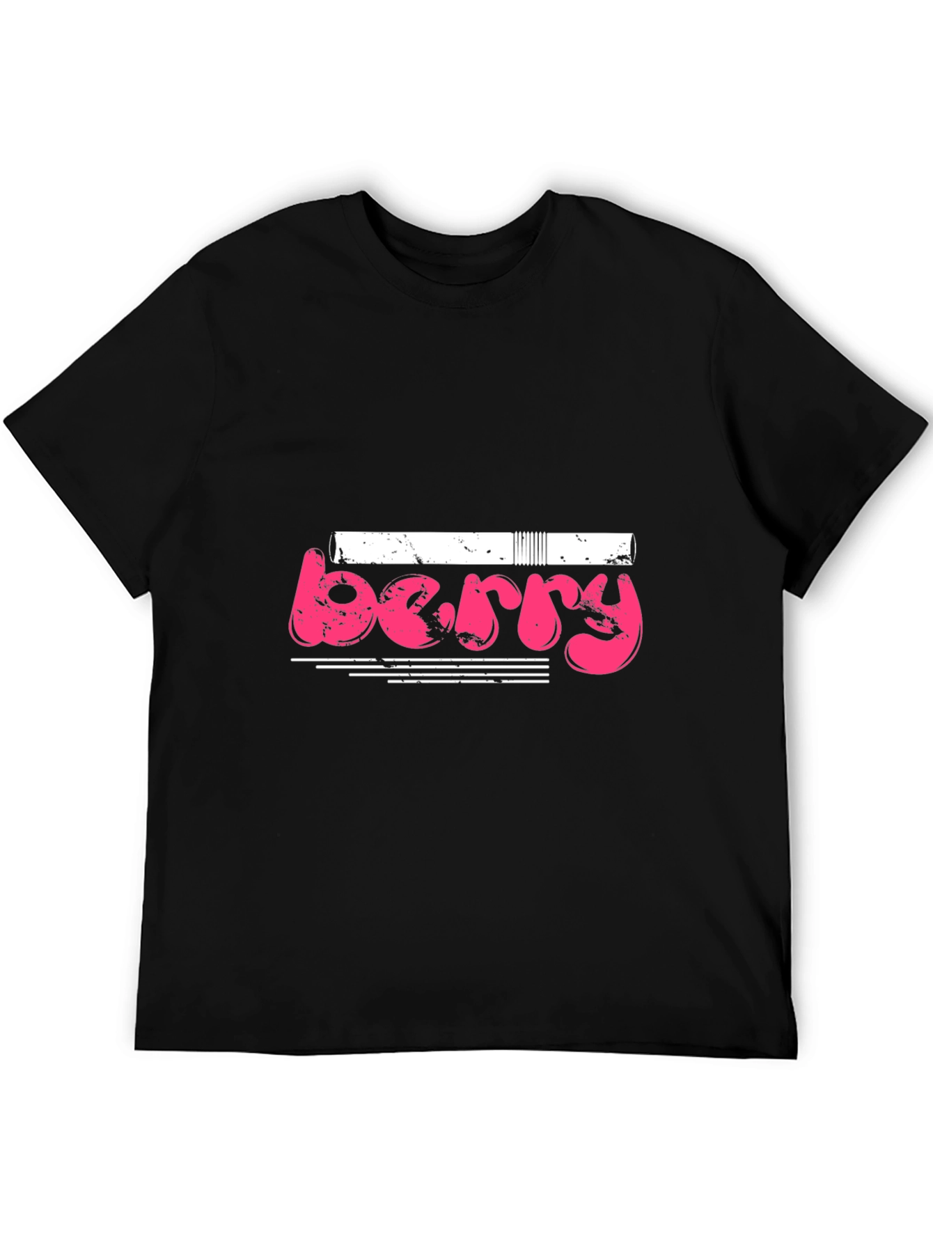 Black Berry Graphic Black T-Shirt view 5
