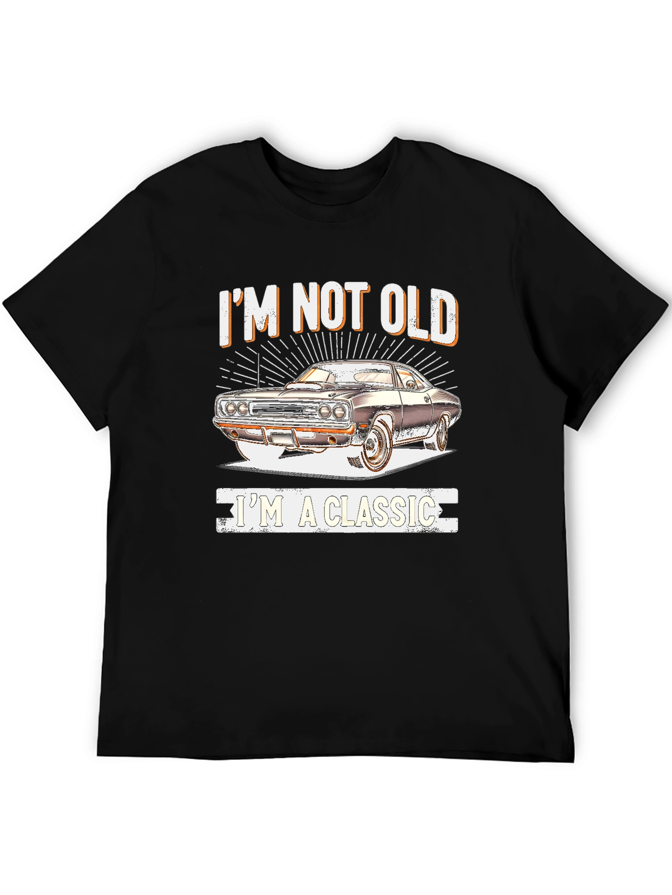 Black I'm Not Old, I'm A Classic T-Shirt view 5
