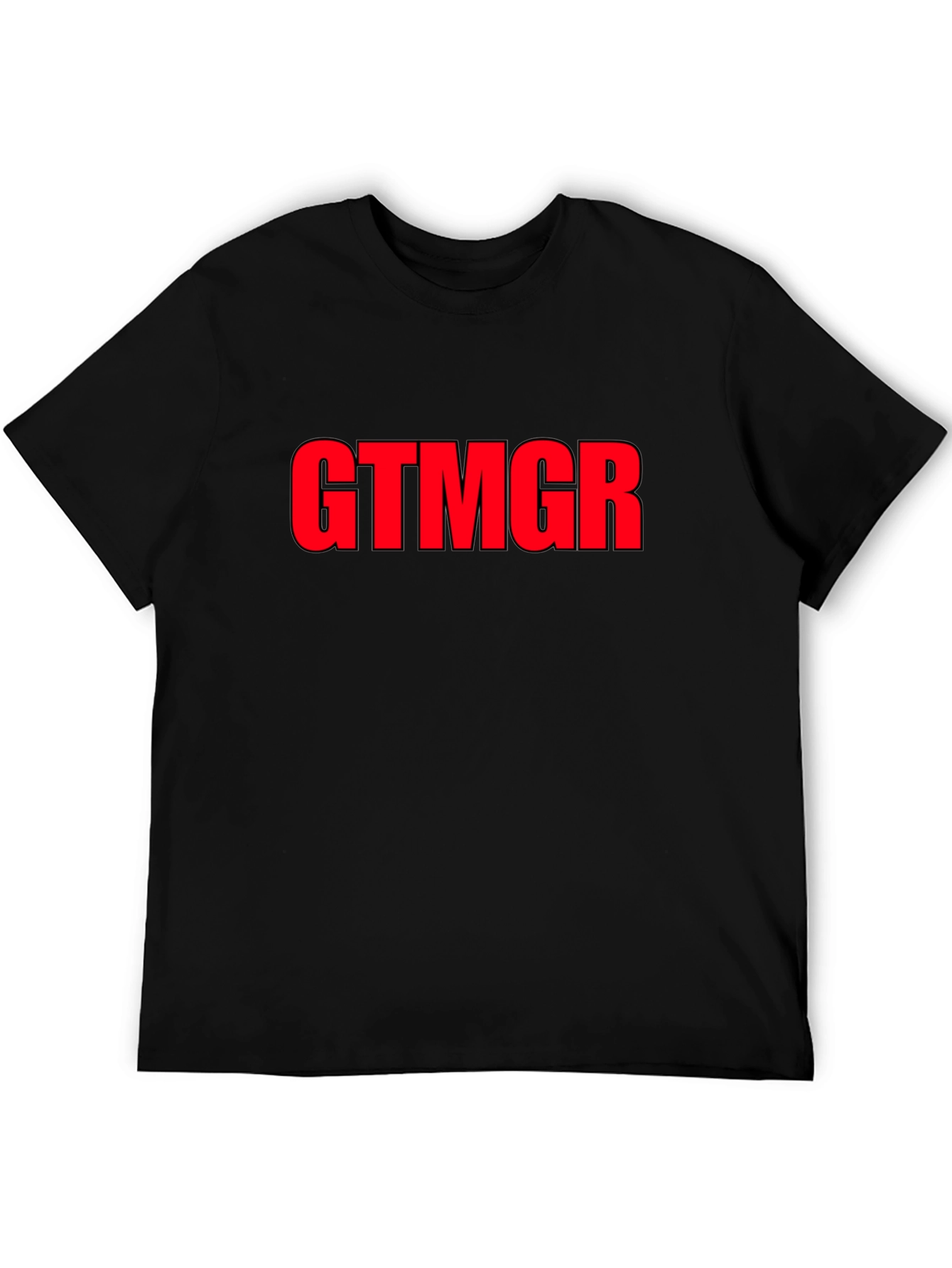 Black GTMGR Bold Graphic Tee - Black view 5