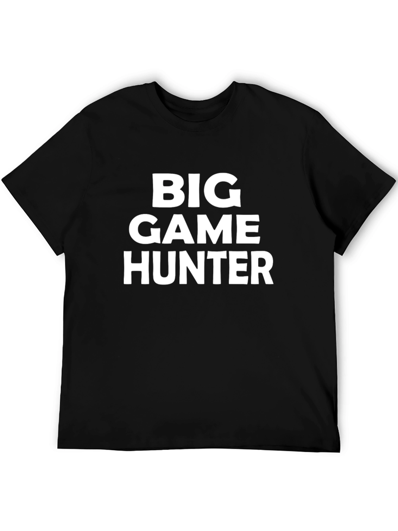Black Big Game Hunter Black Graphic Tee view 5