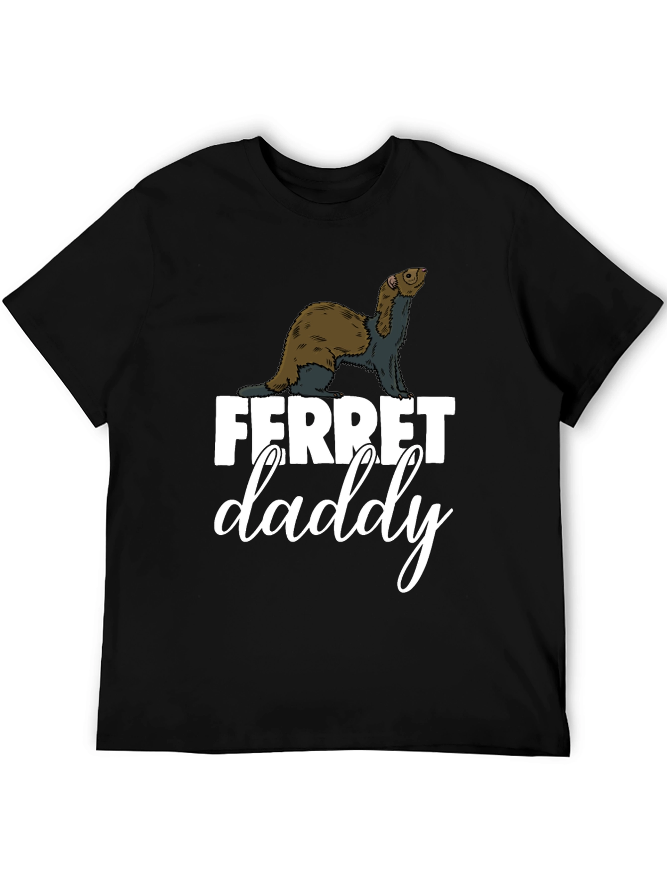 Black Ferret Daddy Graphic Tee view 5