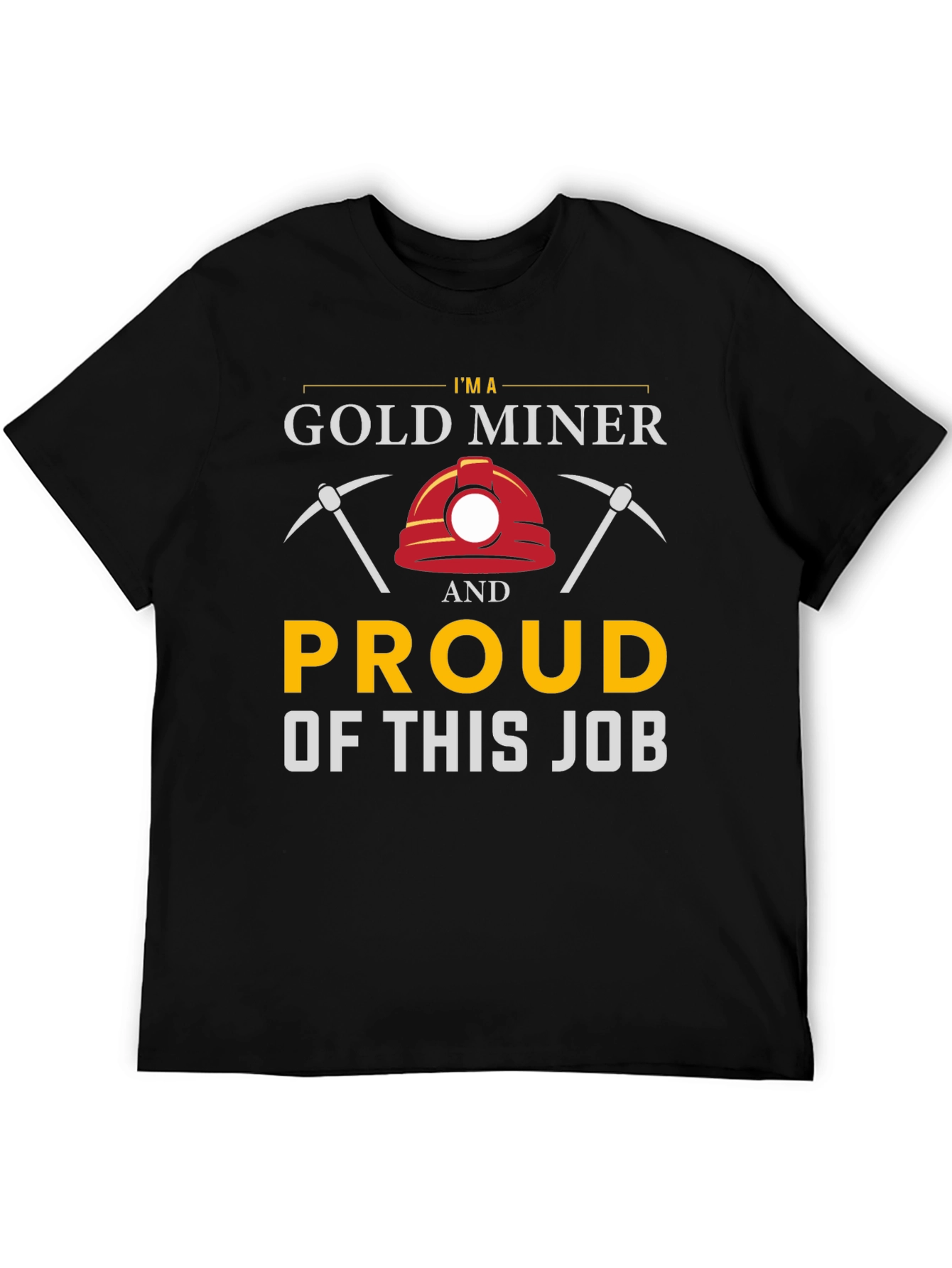 Black Gold Miner Pride T-Shirt view 5