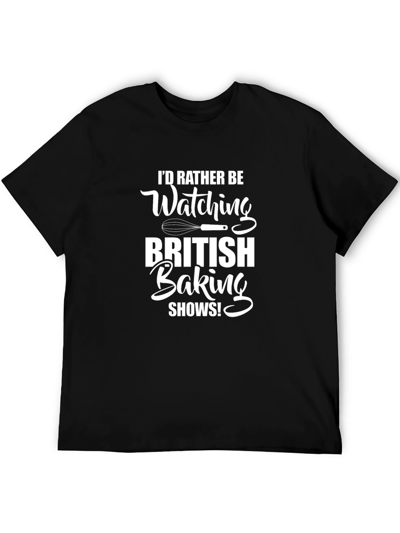 Black British Baking Shows T-Shirt view 5