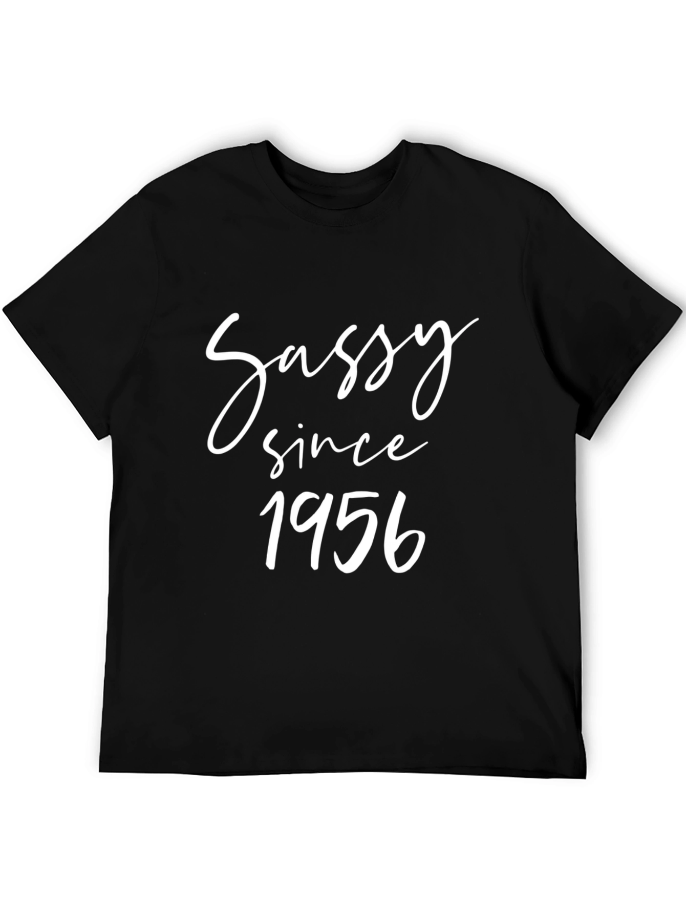 Black Sassy Since 1956 Graphic Tee view 5