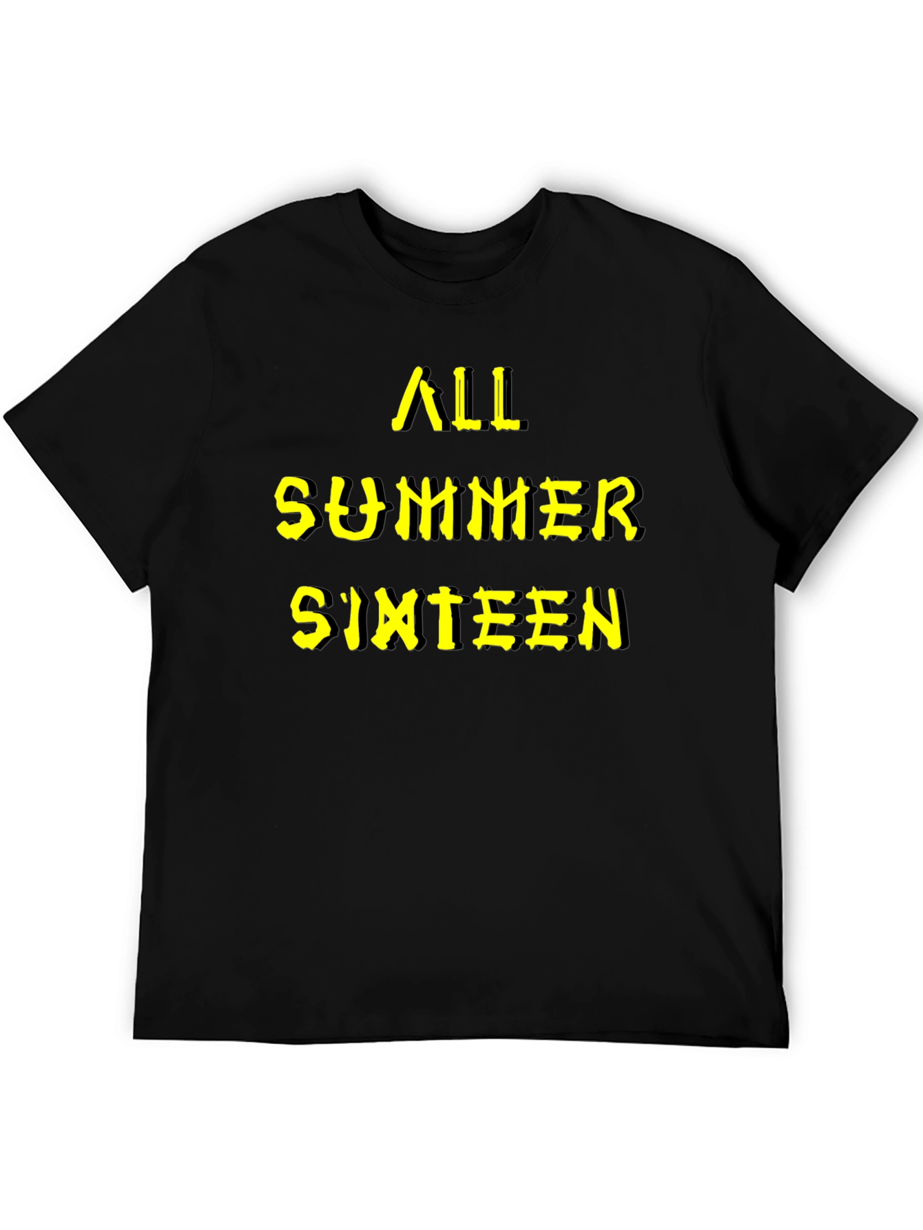 Black All Summer Sixteen Black T-Shirt view 5