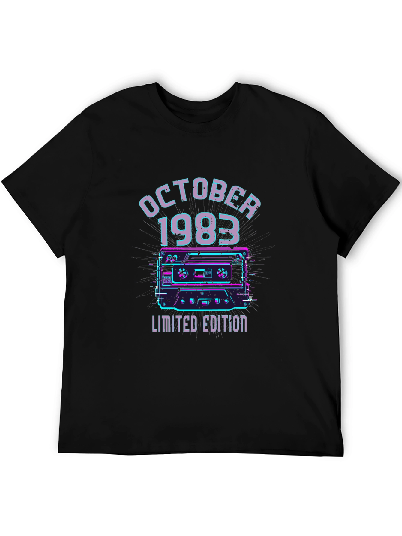 Black October 1983 Limited Edition Cassette Tape Graphic Tee view 5