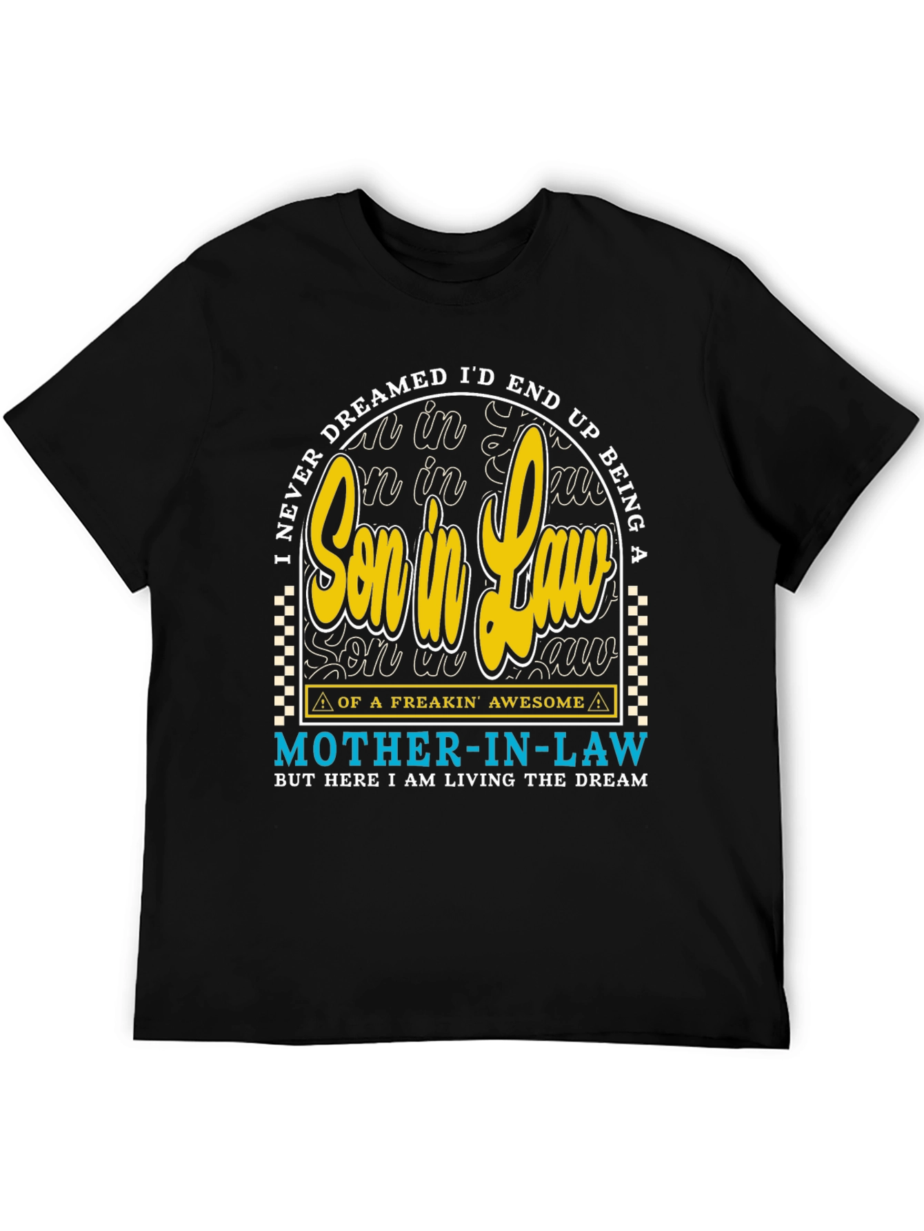 Black Son-in-Law Novelty Graphic T-Shirt view 5