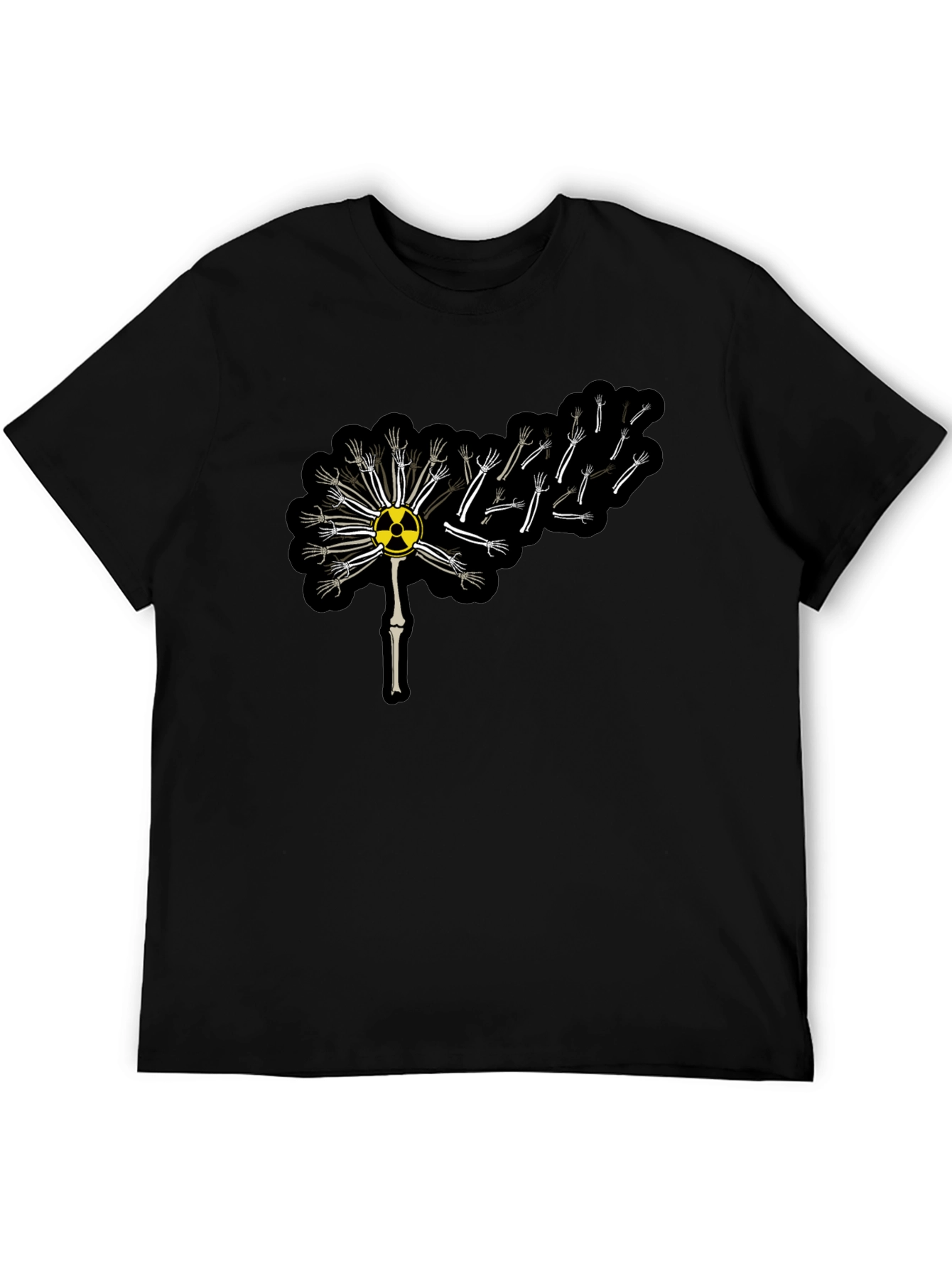 Radioactive Dandelion Graphic T-Shirt - Black - 5