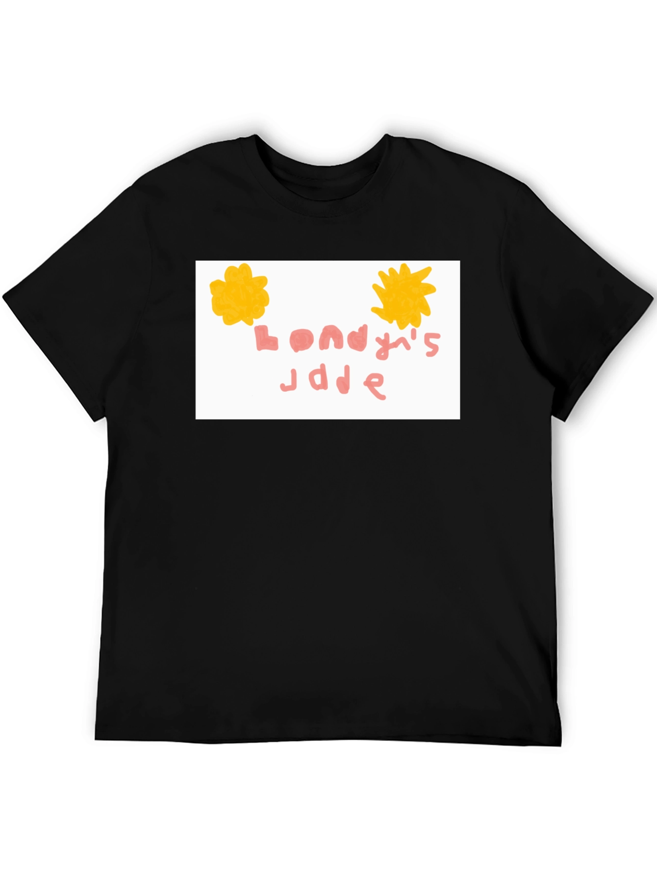 Black Unique Graphic T-Shirt - Londey's Jade view 5