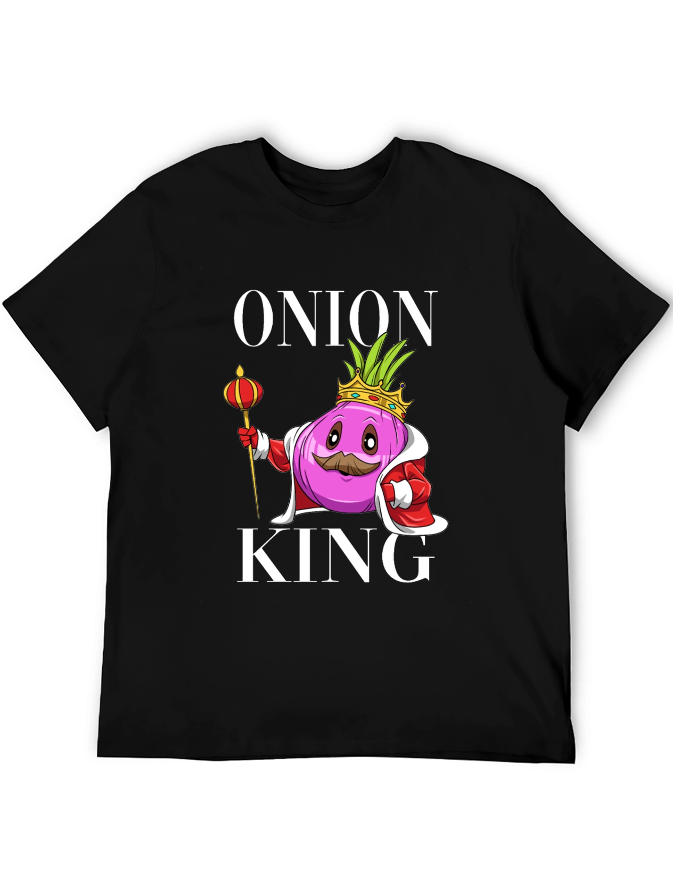 Black Onion King Graphic T-Shirt view 5