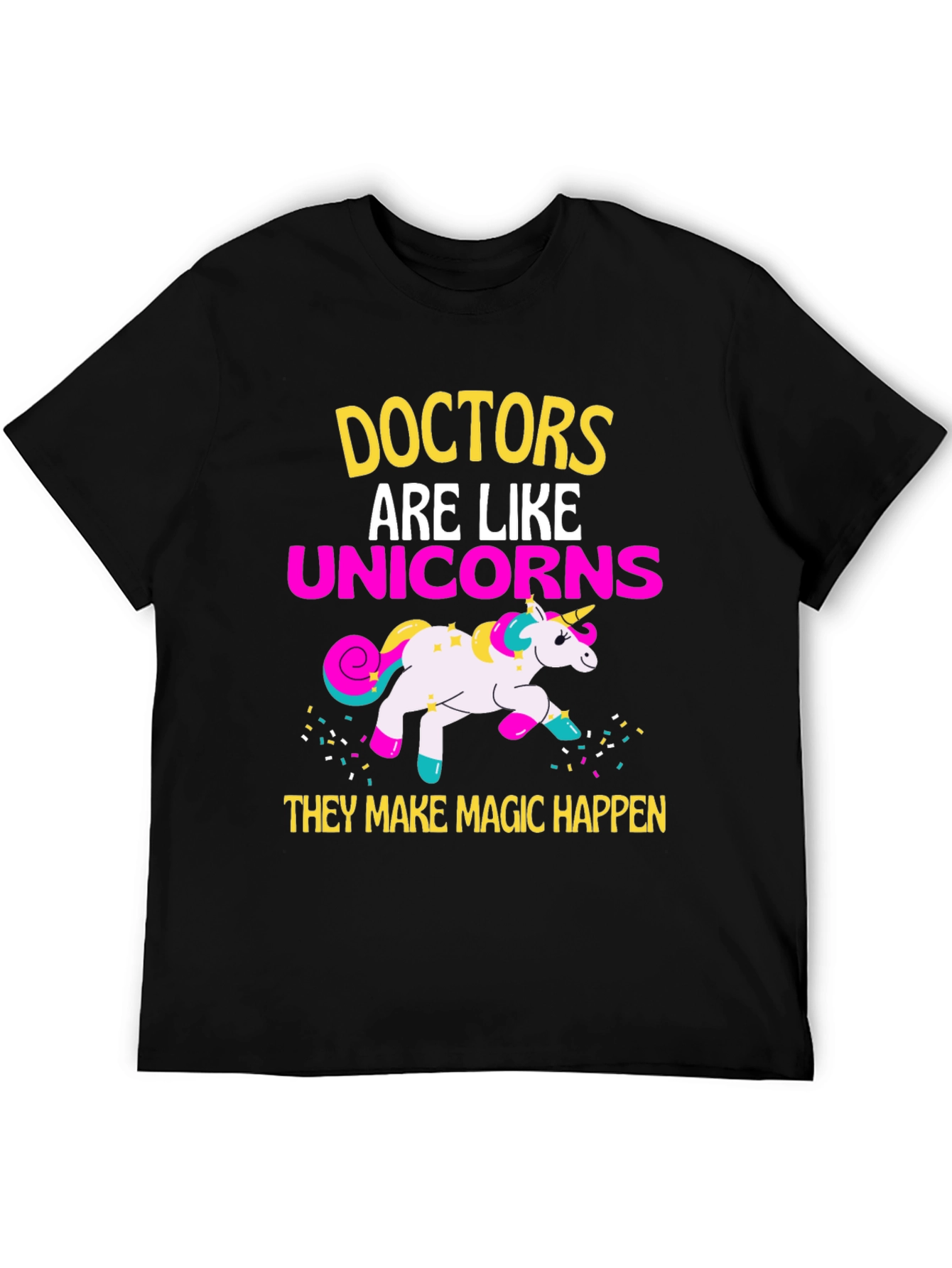 Black Doctors are Like Unicorns T-Shirt view 5