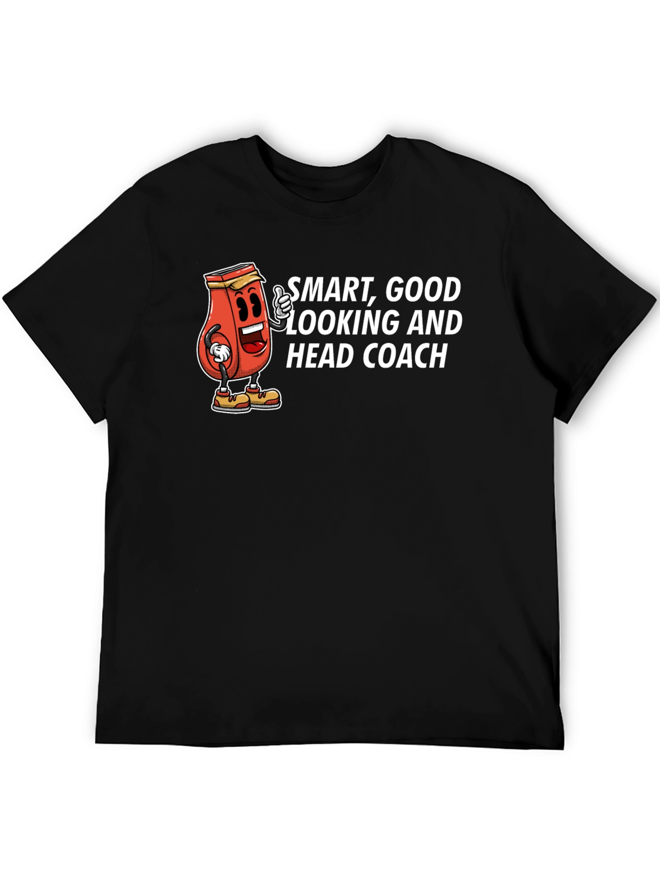Black Smart Coach T-Shirt view 5