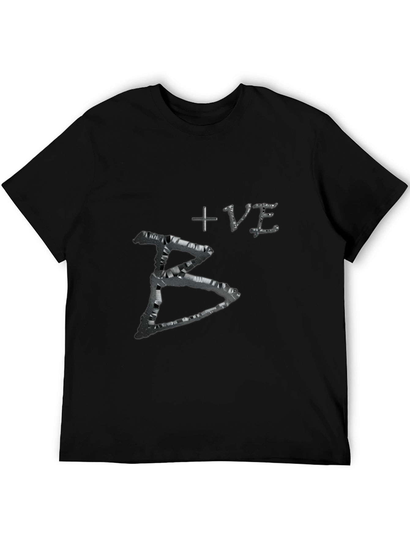 Black B+VE Graphic Tee view 5